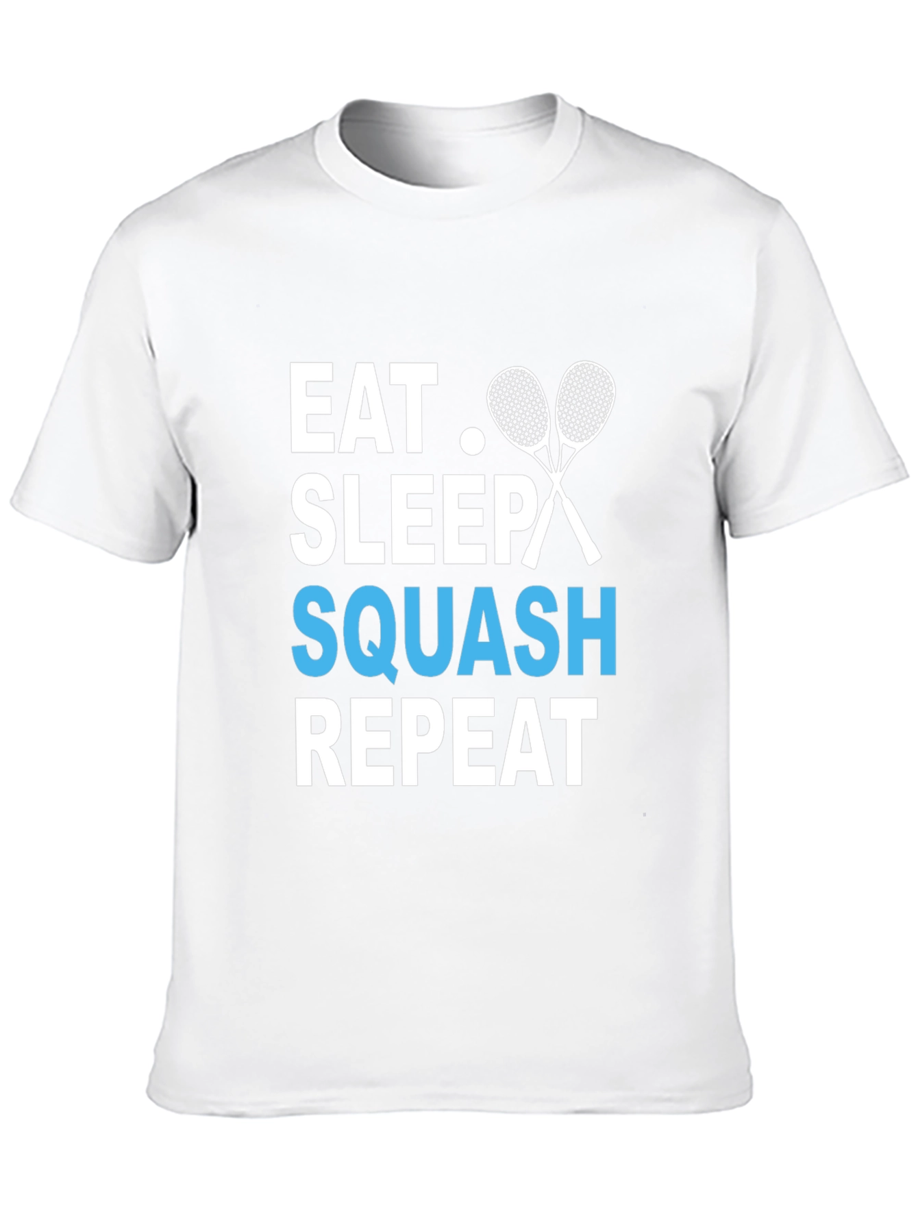 Eat Sleep Squash Repeat Graphic T-Shirt
