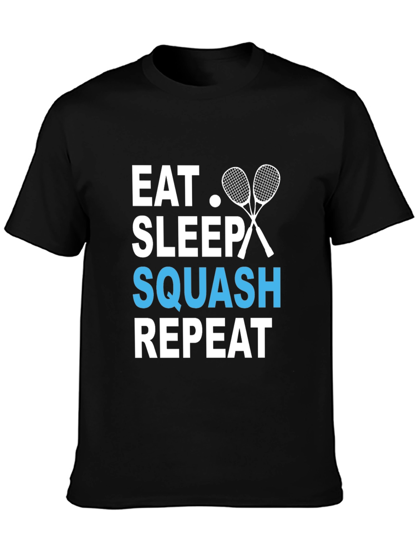 Eat Sleep Squash Repeat Graphic T-Shirt