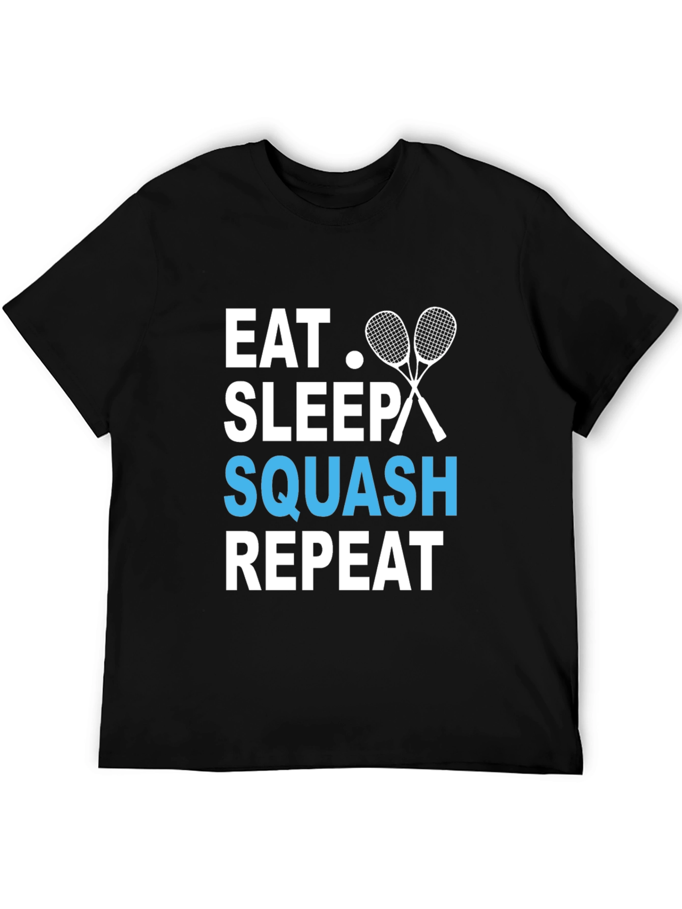 Eat Sleep Squash Repeat Graphic T-Shirt