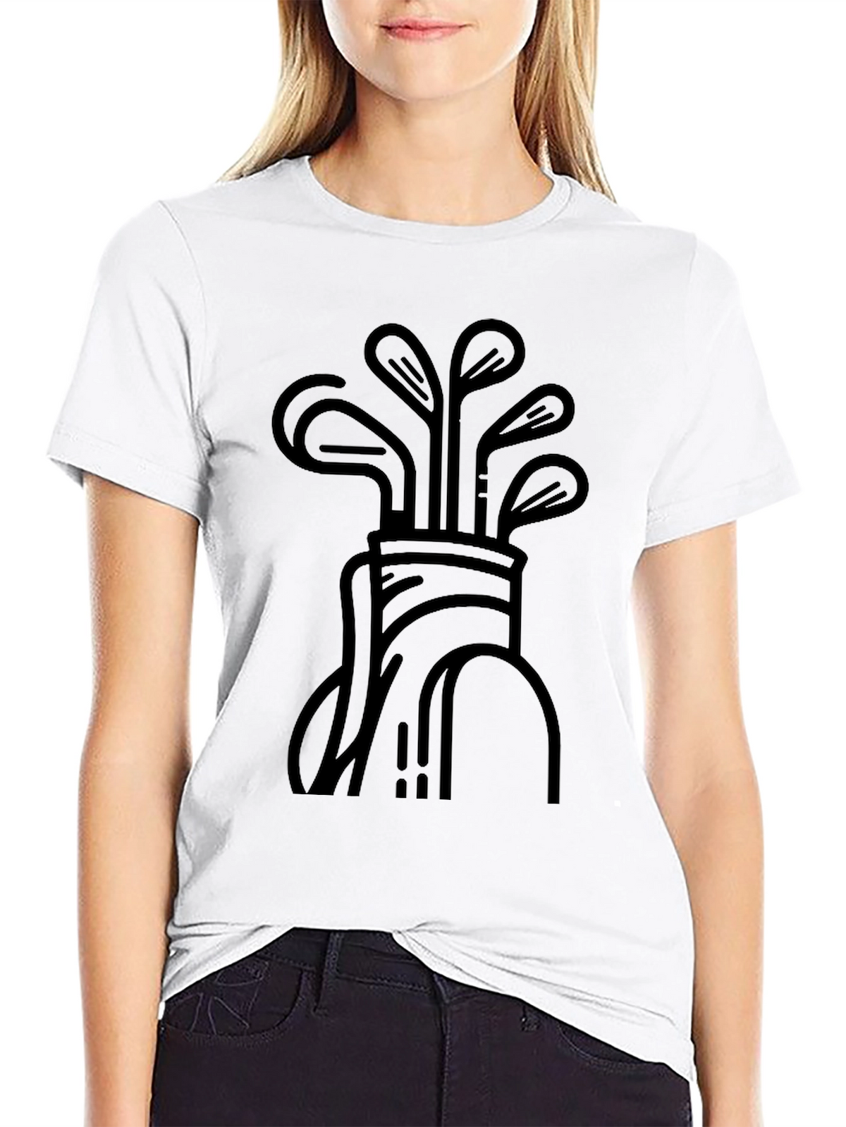 Golf Club Graphic Tee - Stylish Comfort