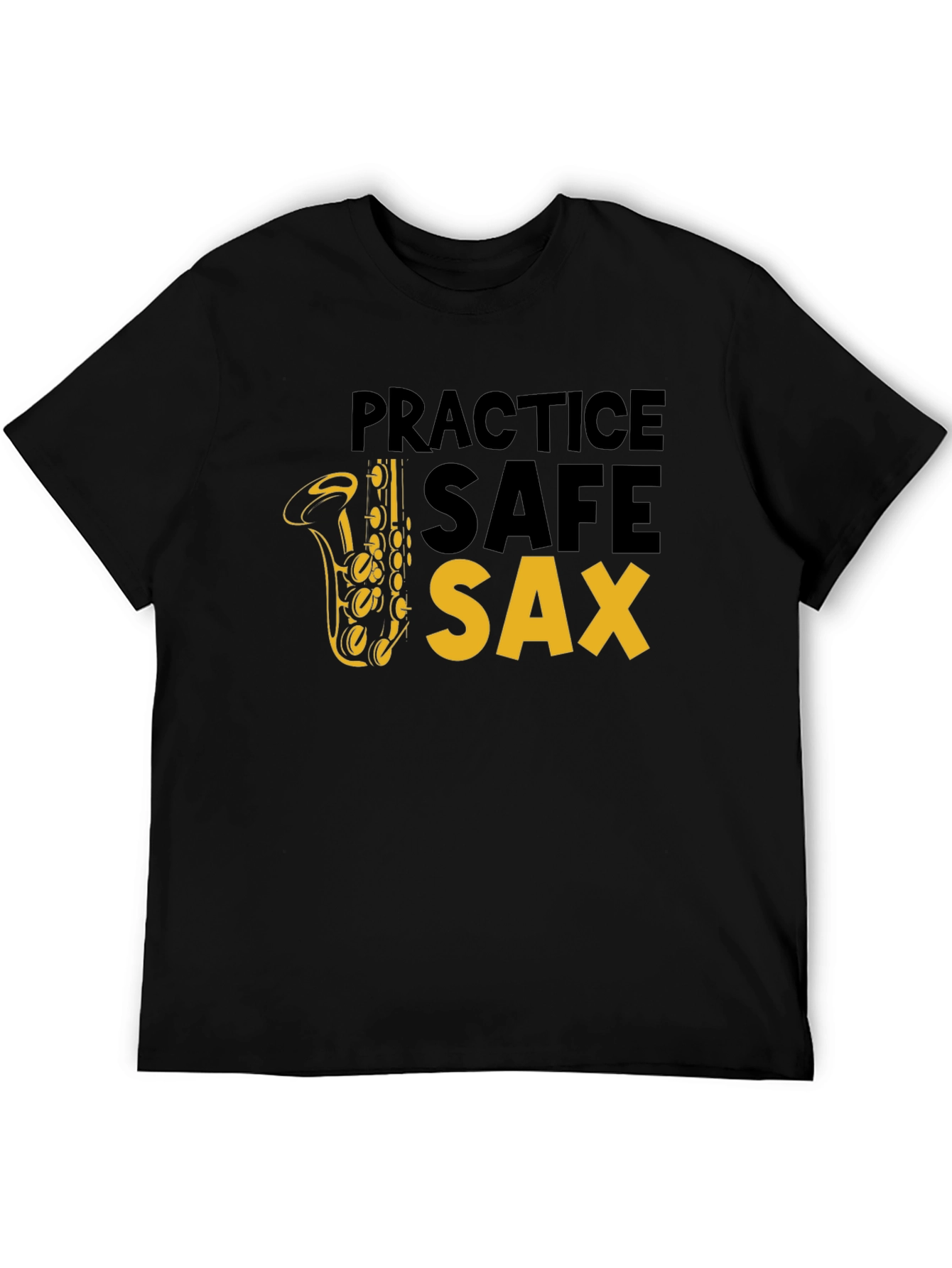 Practice Safe Sax T-Shirt - Music Lover Tee