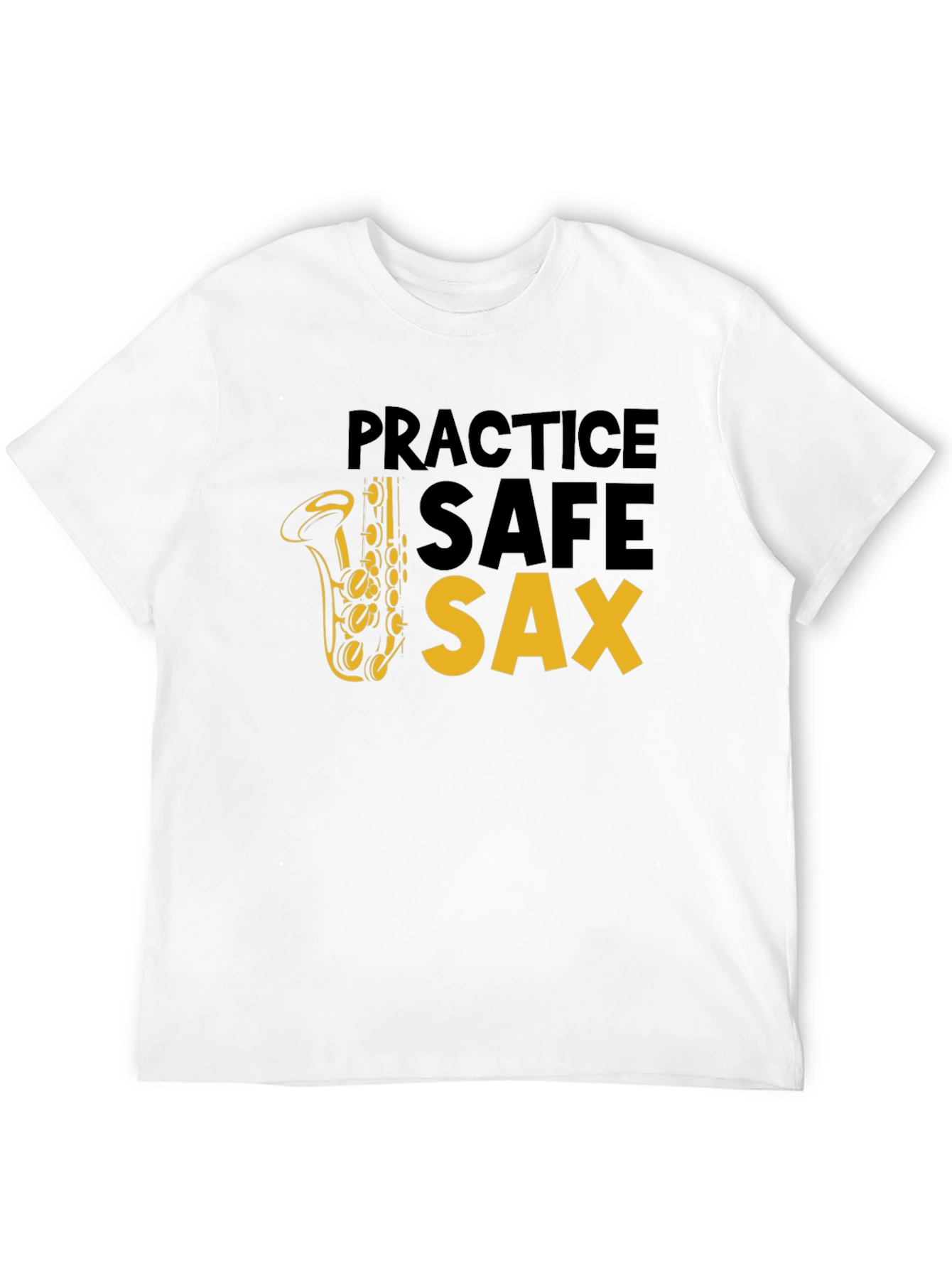 Practice Safe Sax T-Shirt - Music Lover Tee