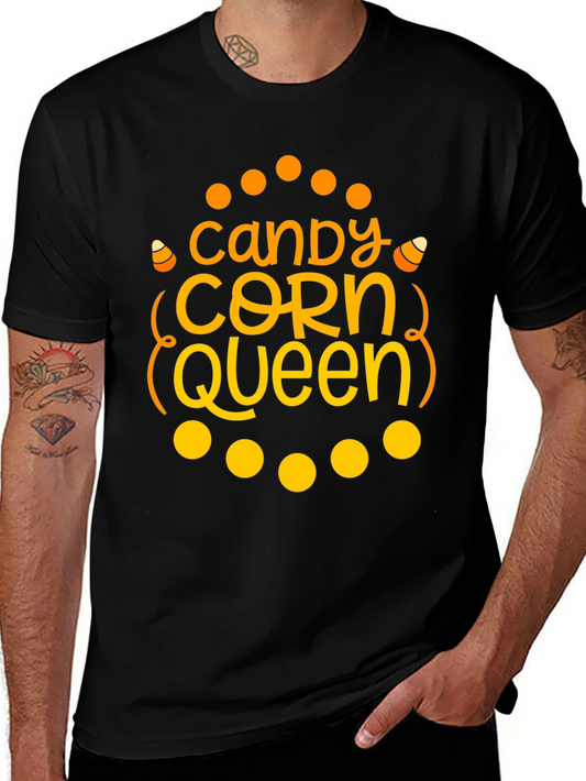 Candy Corn Queen Halloween T-Shirt