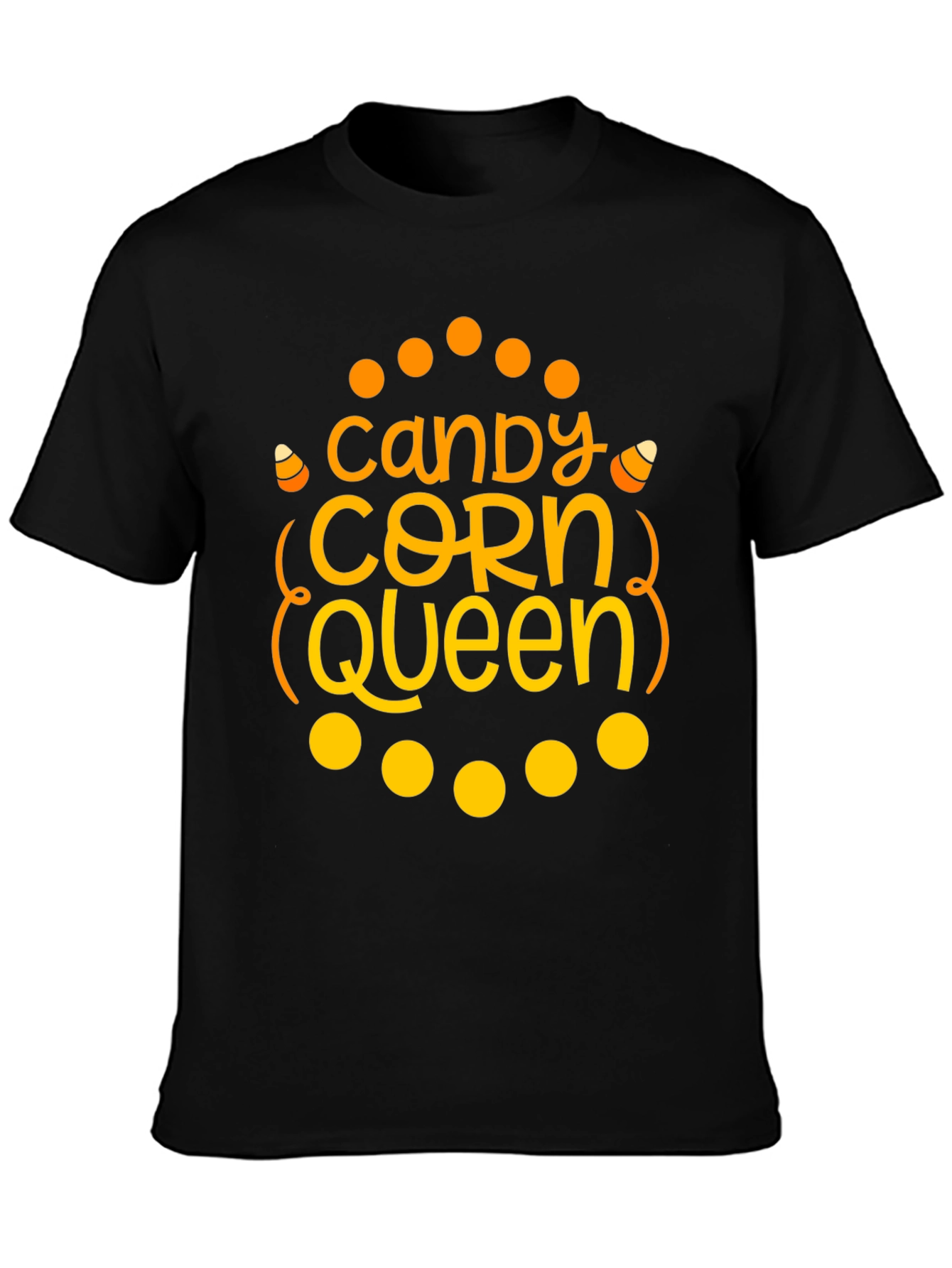 Candy Corn Queen Halloween T-Shirt