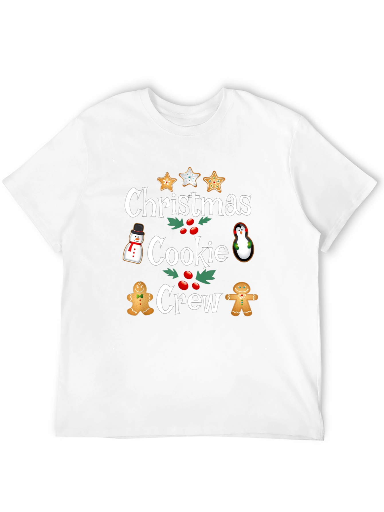 Christmas Cookie Crew T-Shirt Festive Holiday Tee