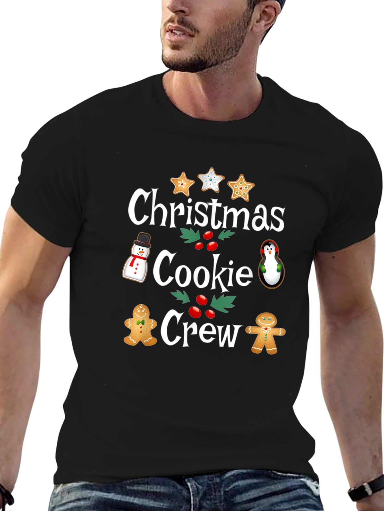 Christmas Cookie Crew T-Shirt Festive Holiday Tee