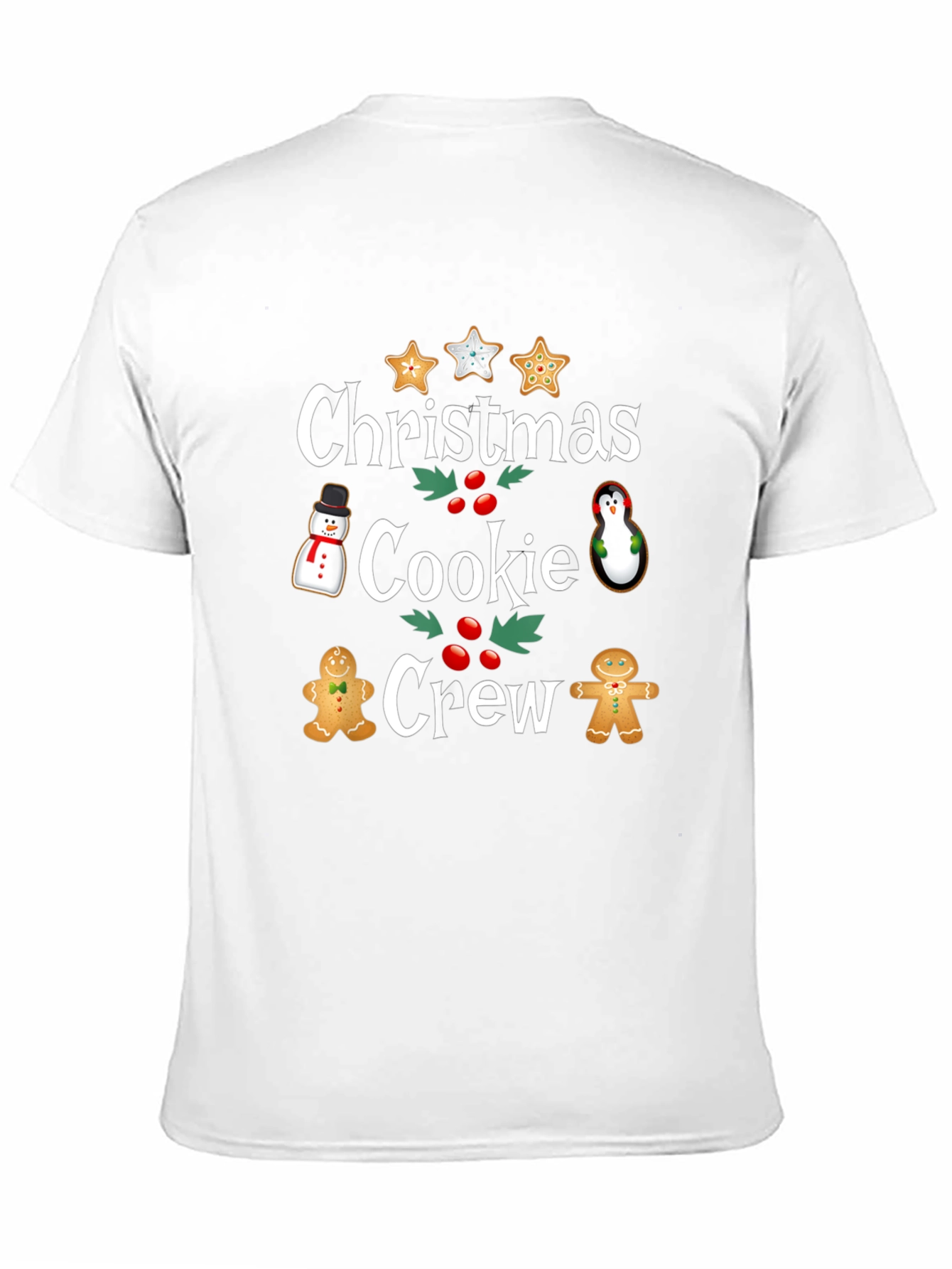 Christmas Cookie Crew T-Shirt Festive Holiday Tee