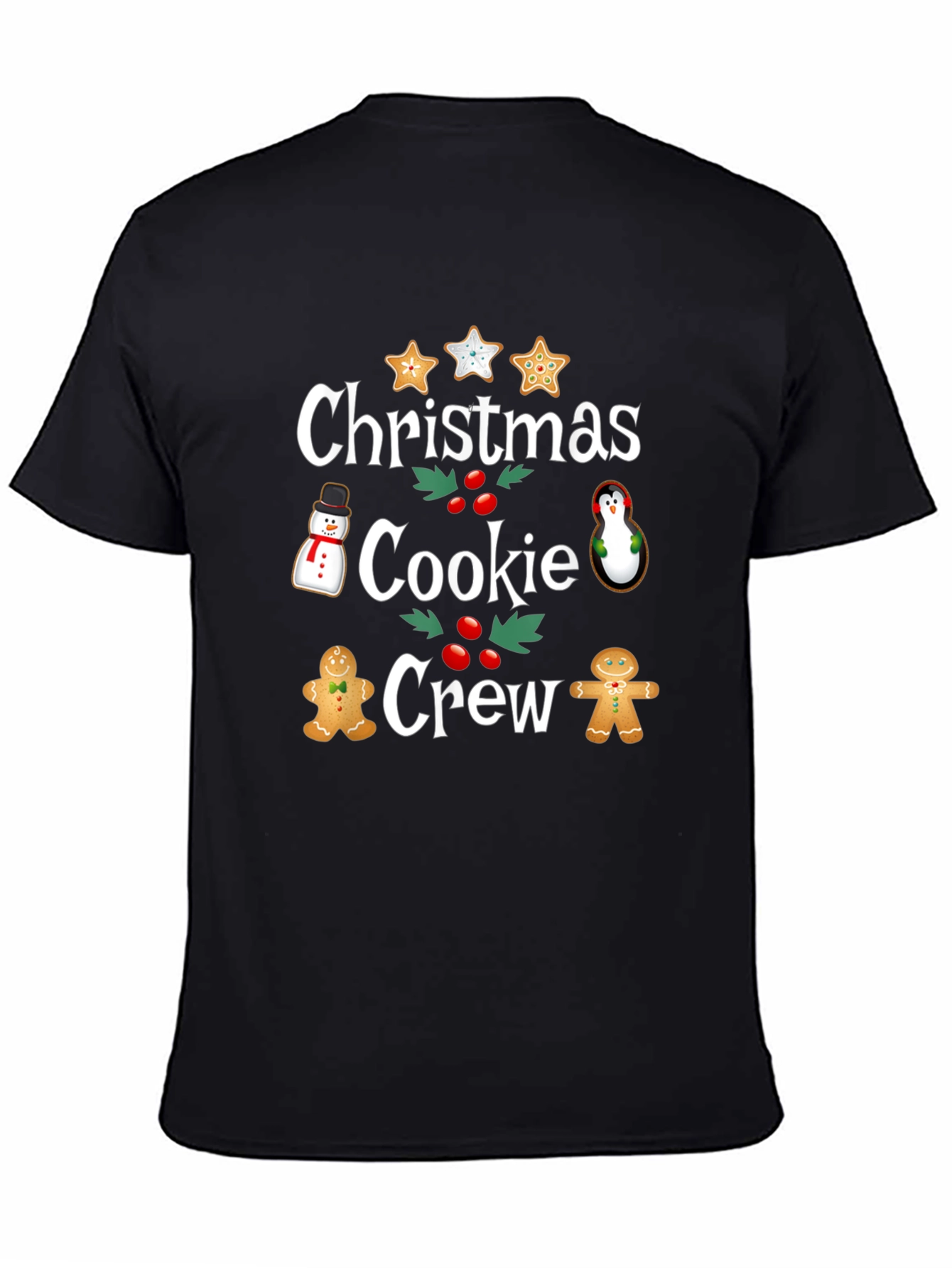 Christmas Cookie Crew T-Shirt Festive Holiday Tee