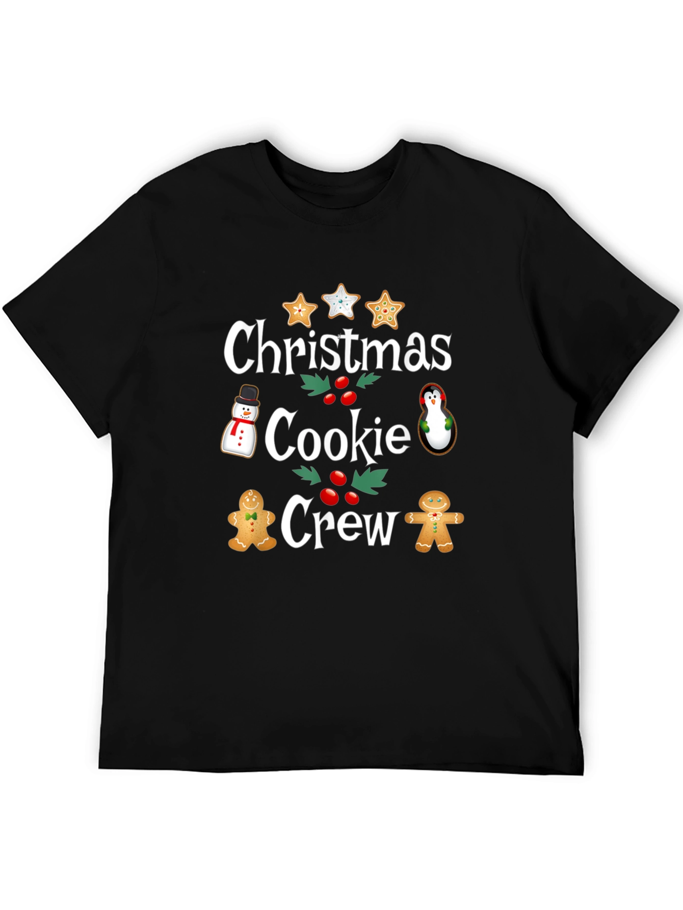 Christmas Cookie Crew T-Shirt Festive Holiday Tee