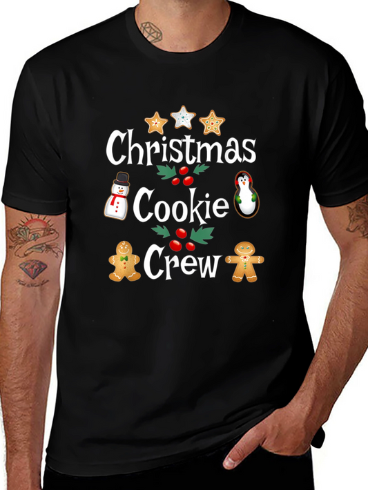 Christmas Cookie Crew T-Shirt Festive Holiday Tee