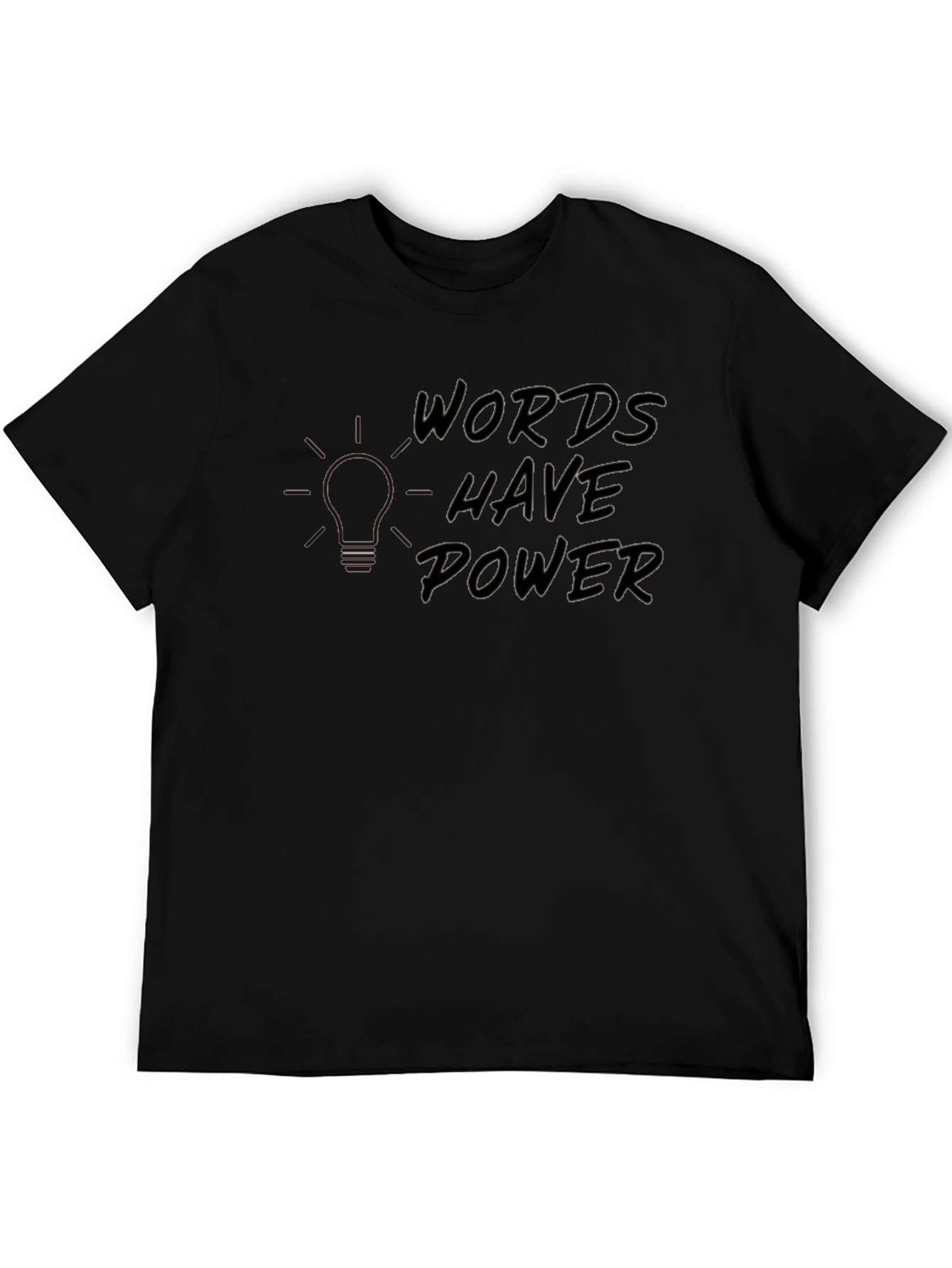 Words Have Power Graphic Tee - Inspiring Design