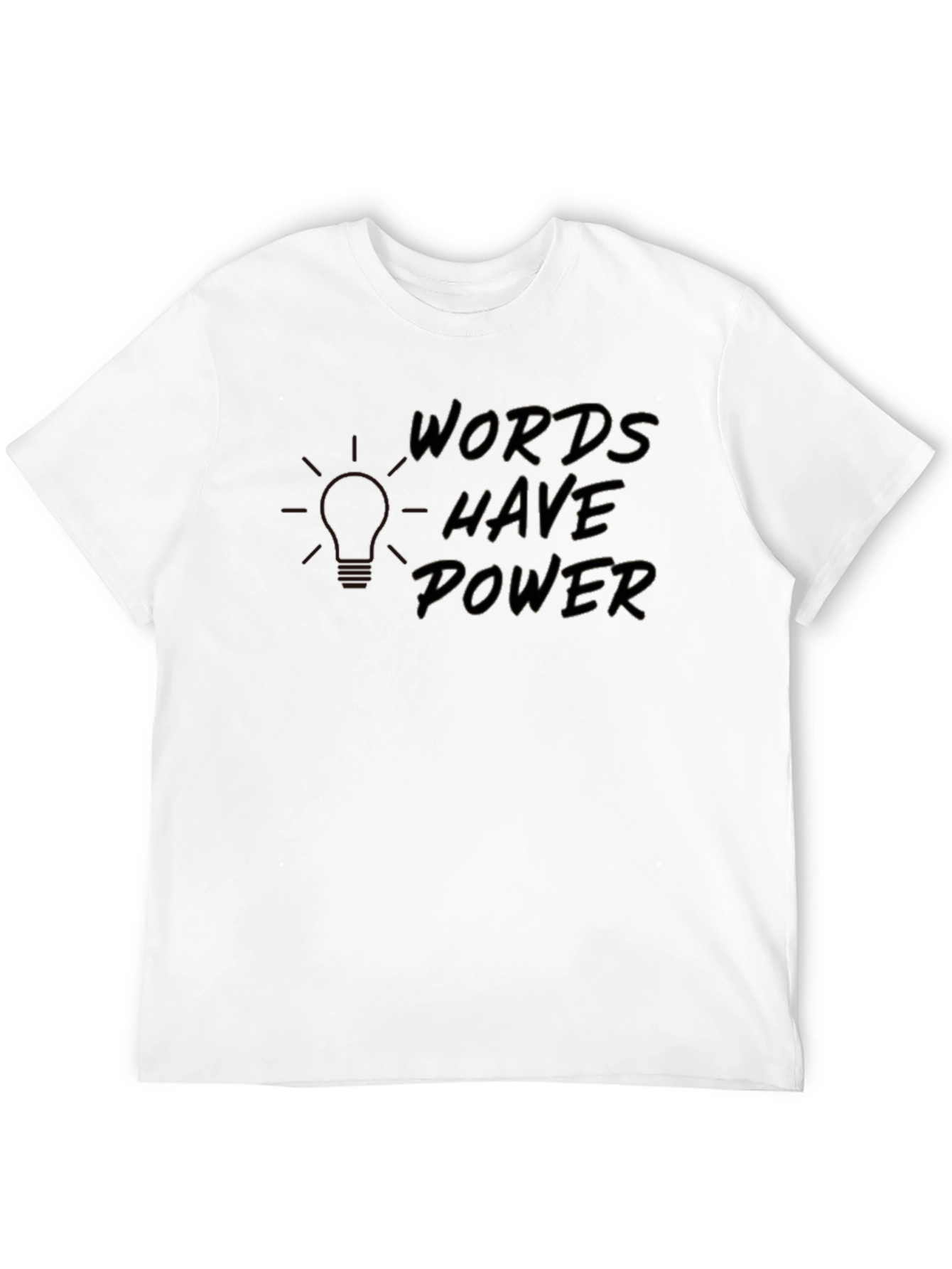 Words Have Power Graphic Tee - Inspiring Design