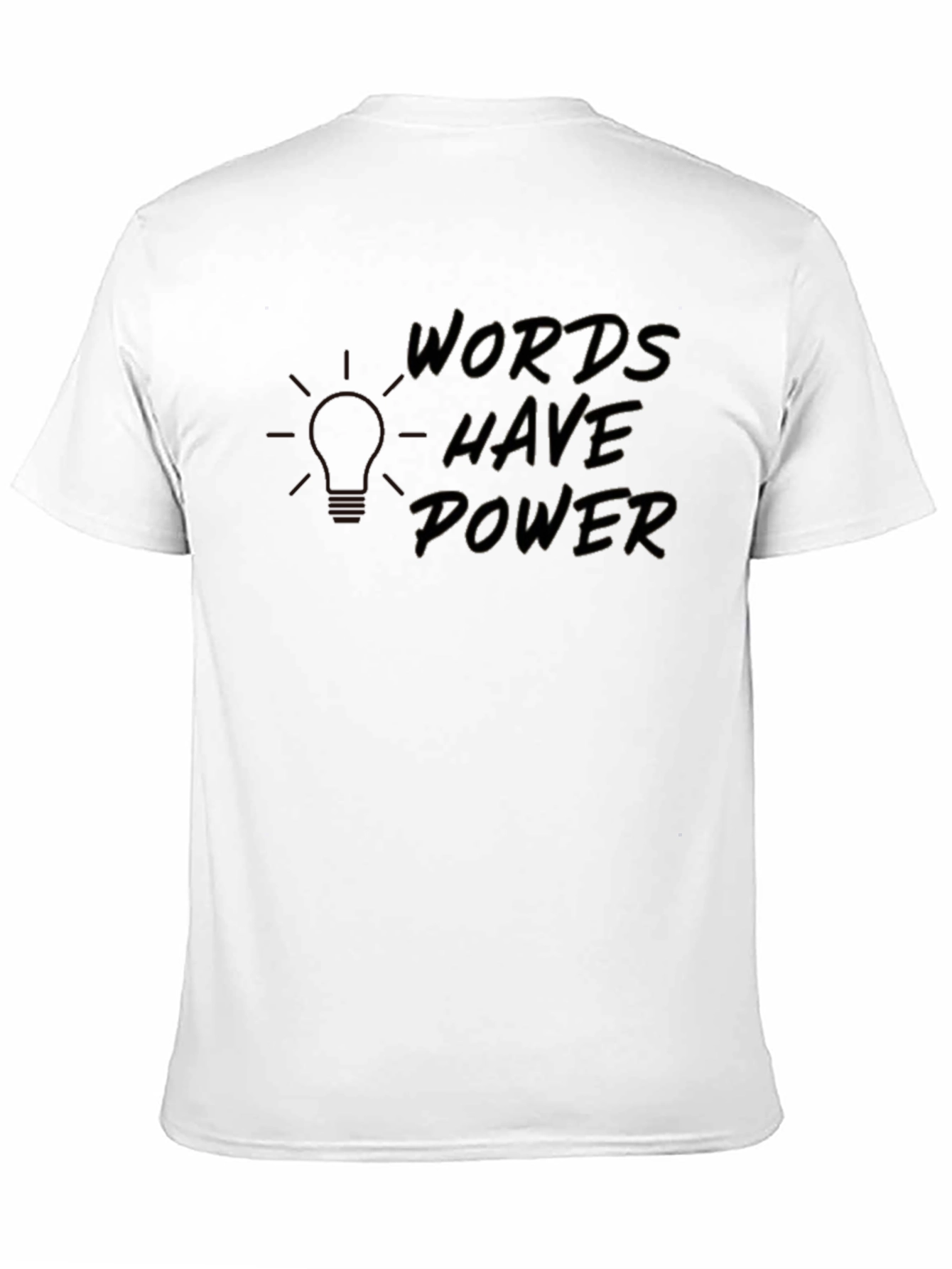 Words Have Power Graphic Tee - Inspiring Design