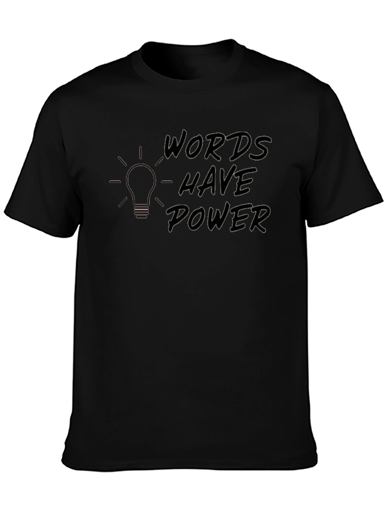 Words Have Power Graphic Tee - Inspiring Design
