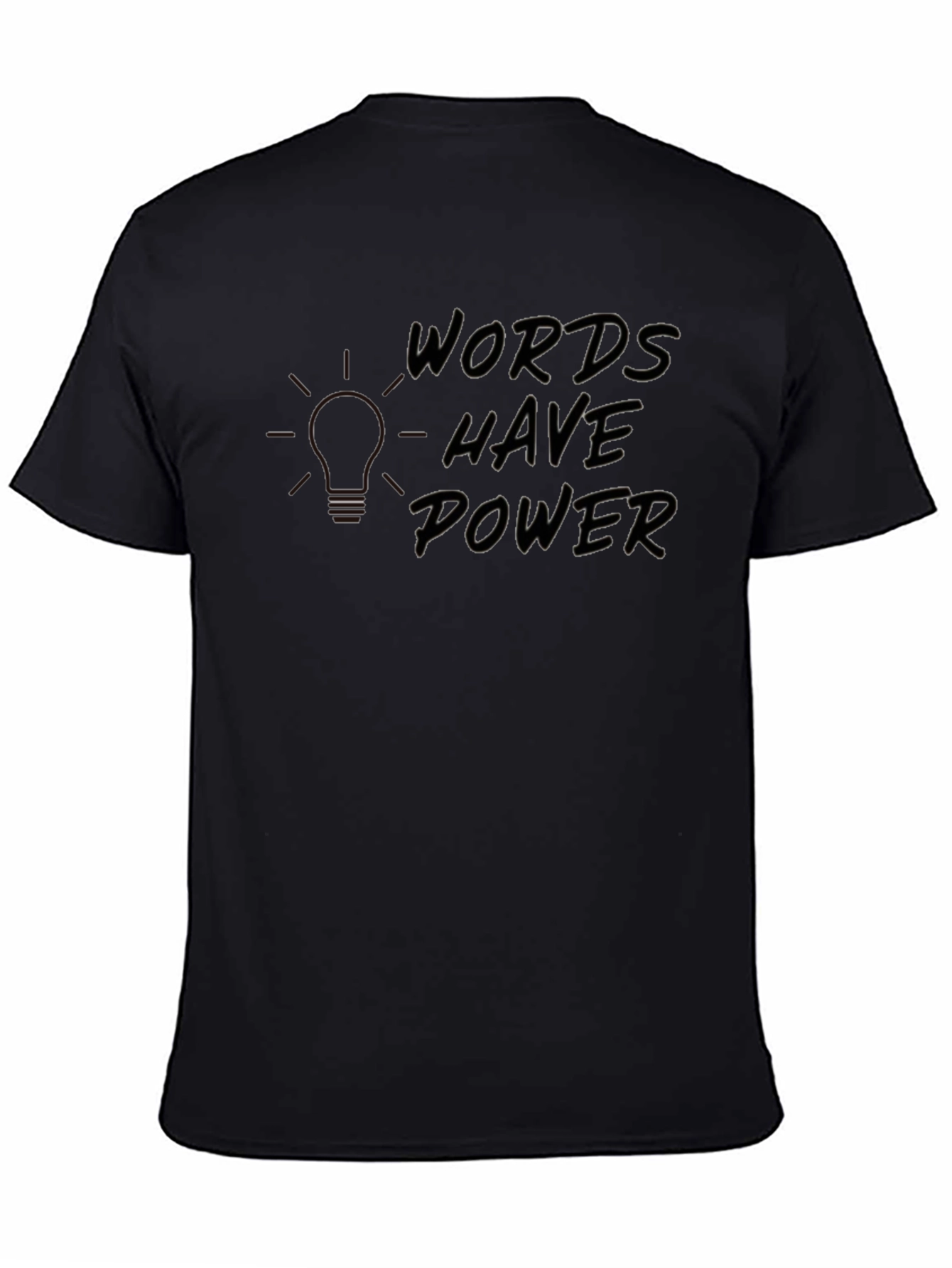 Words Have Power Graphic Tee - Inspiring Design