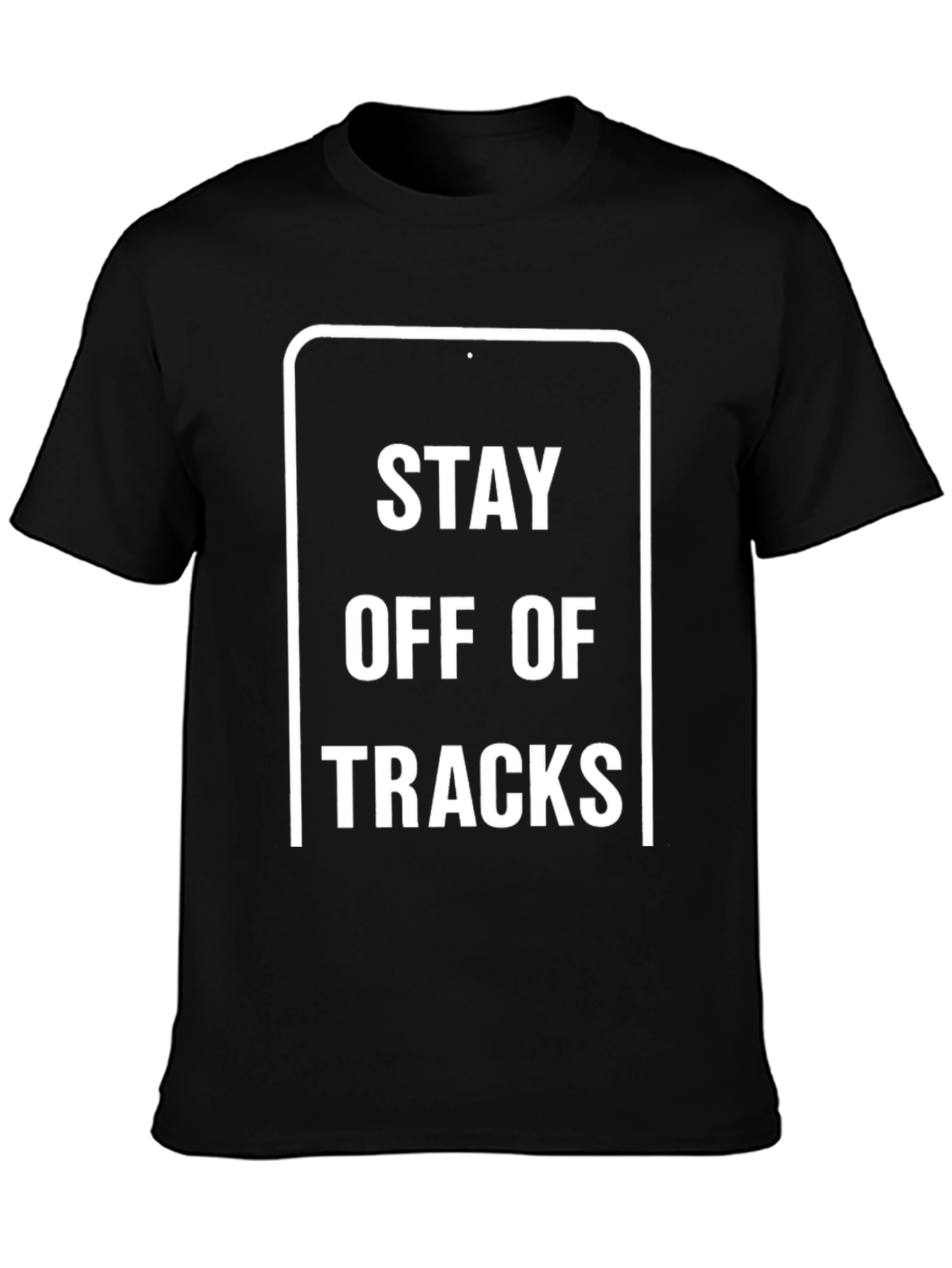 Stay Off Tracks Graphic T-Shirt