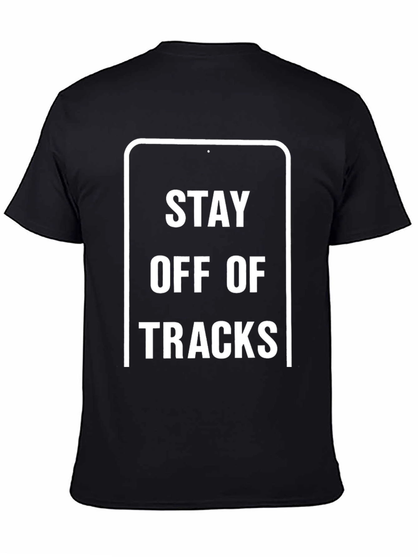 Stay Off Tracks Graphic T-Shirt