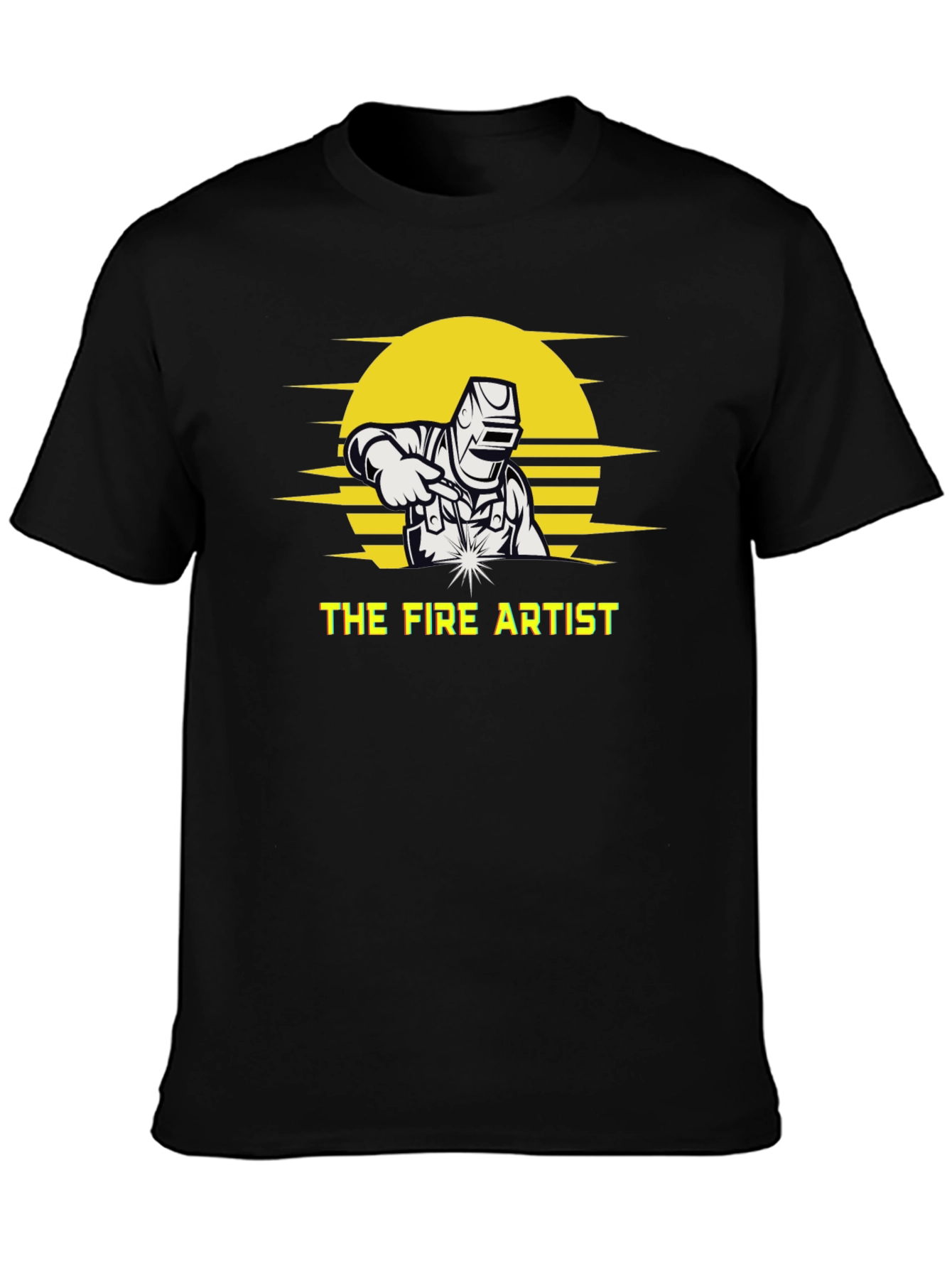 The Fire Artist T-Shirt - Welder Design