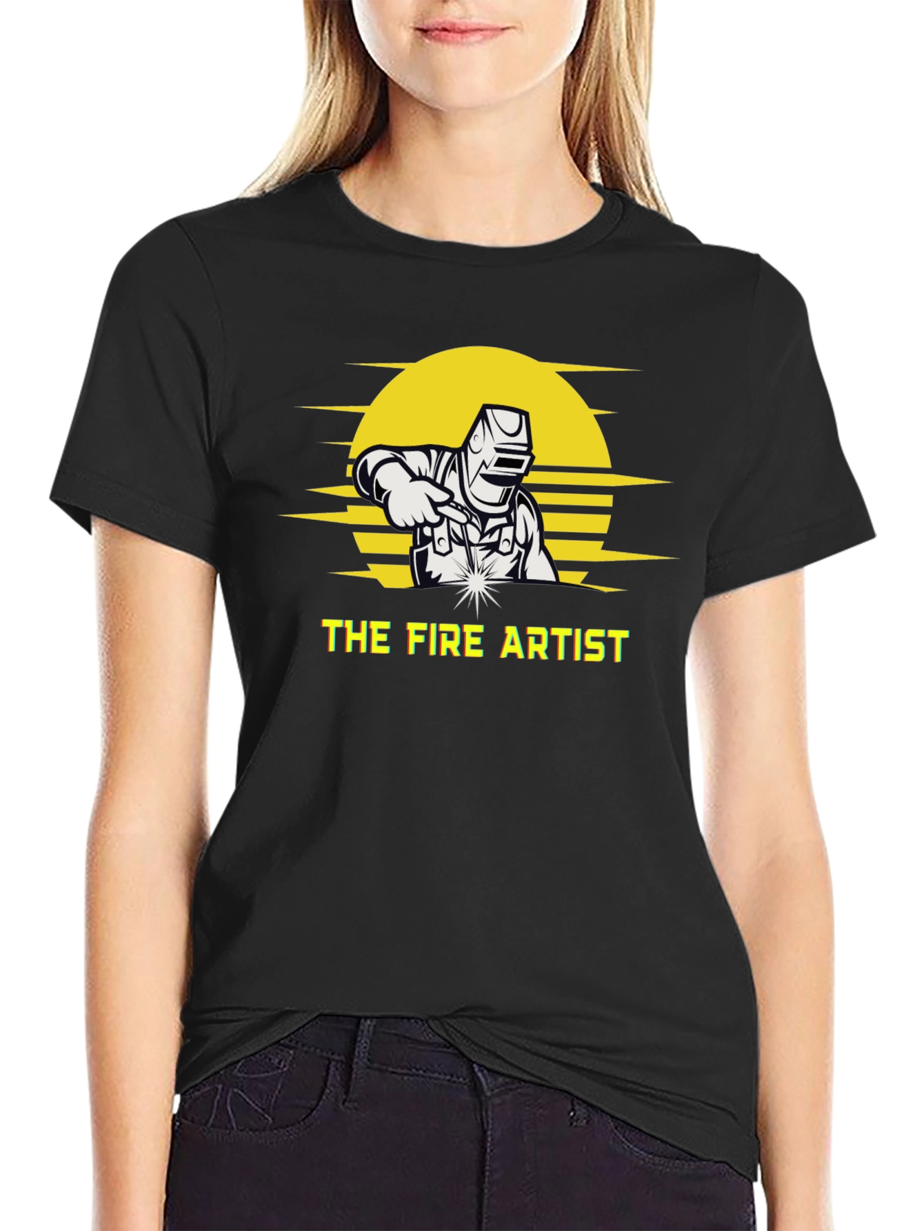 The Fire Artist T-Shirt - Welder Design