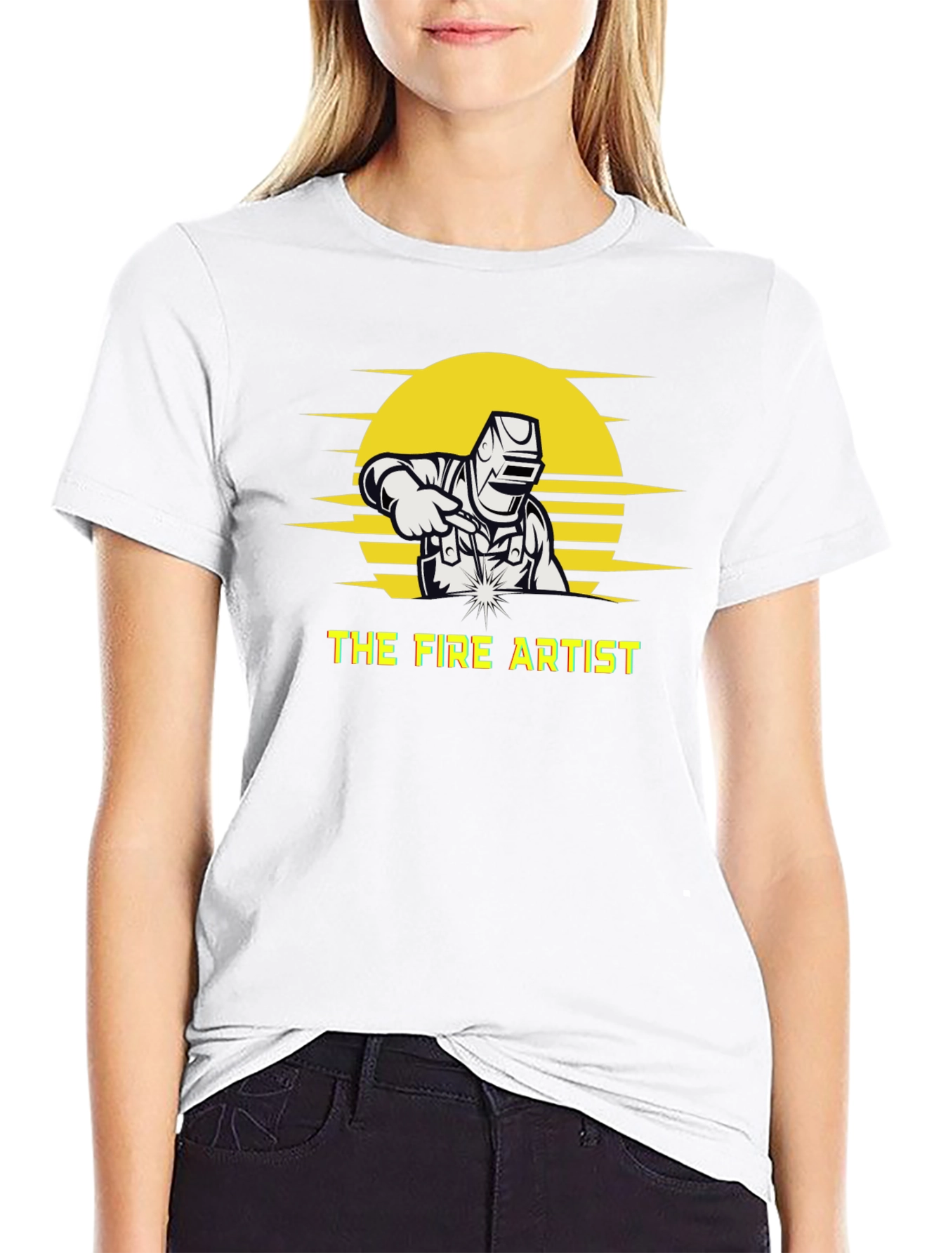 The Fire Artist T-Shirt - Welder Design