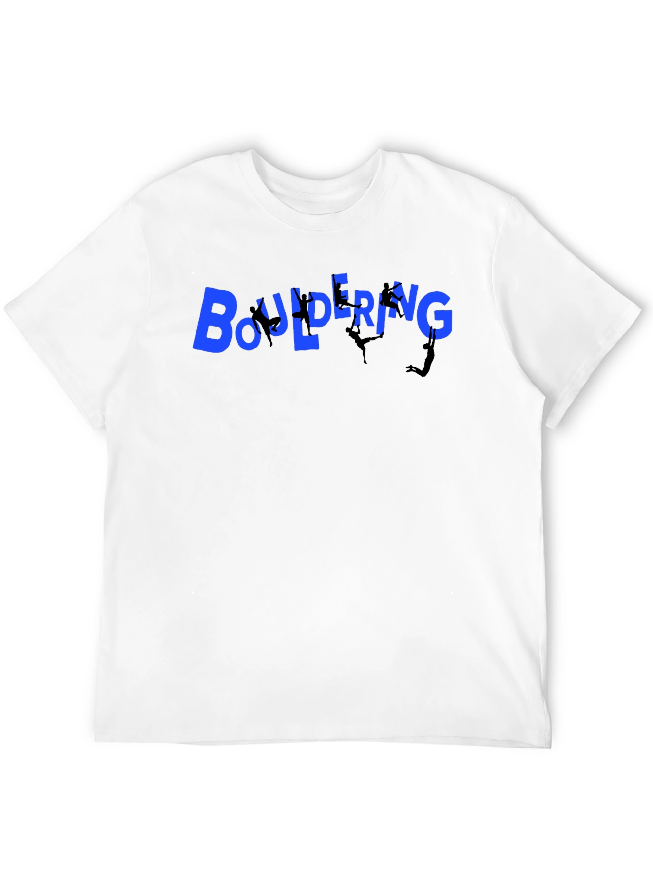 Bouldering Climber Graphic Tee - Cool Climbing Shirt