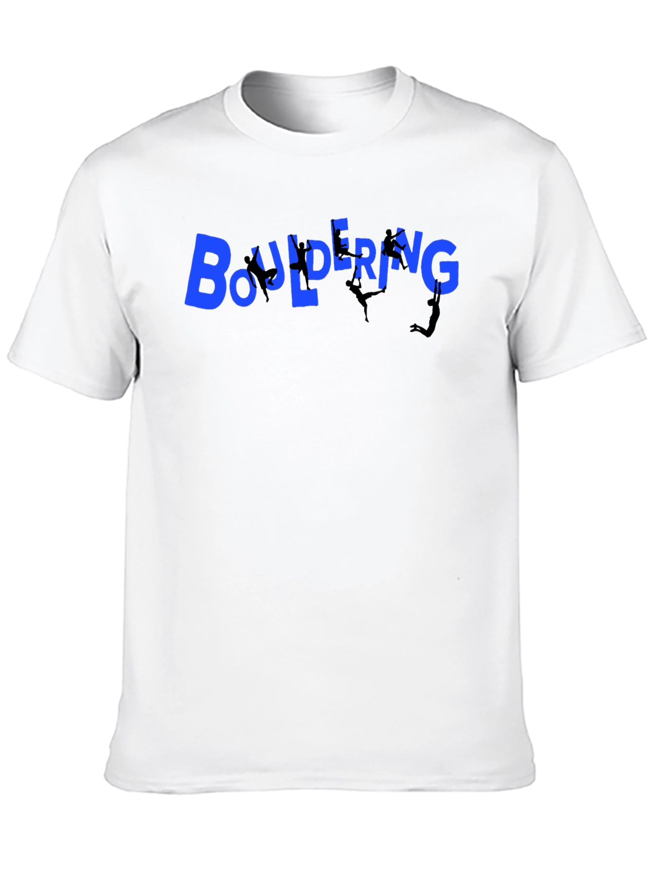 Bouldering Climber Graphic Tee - Cool Climbing Shirt