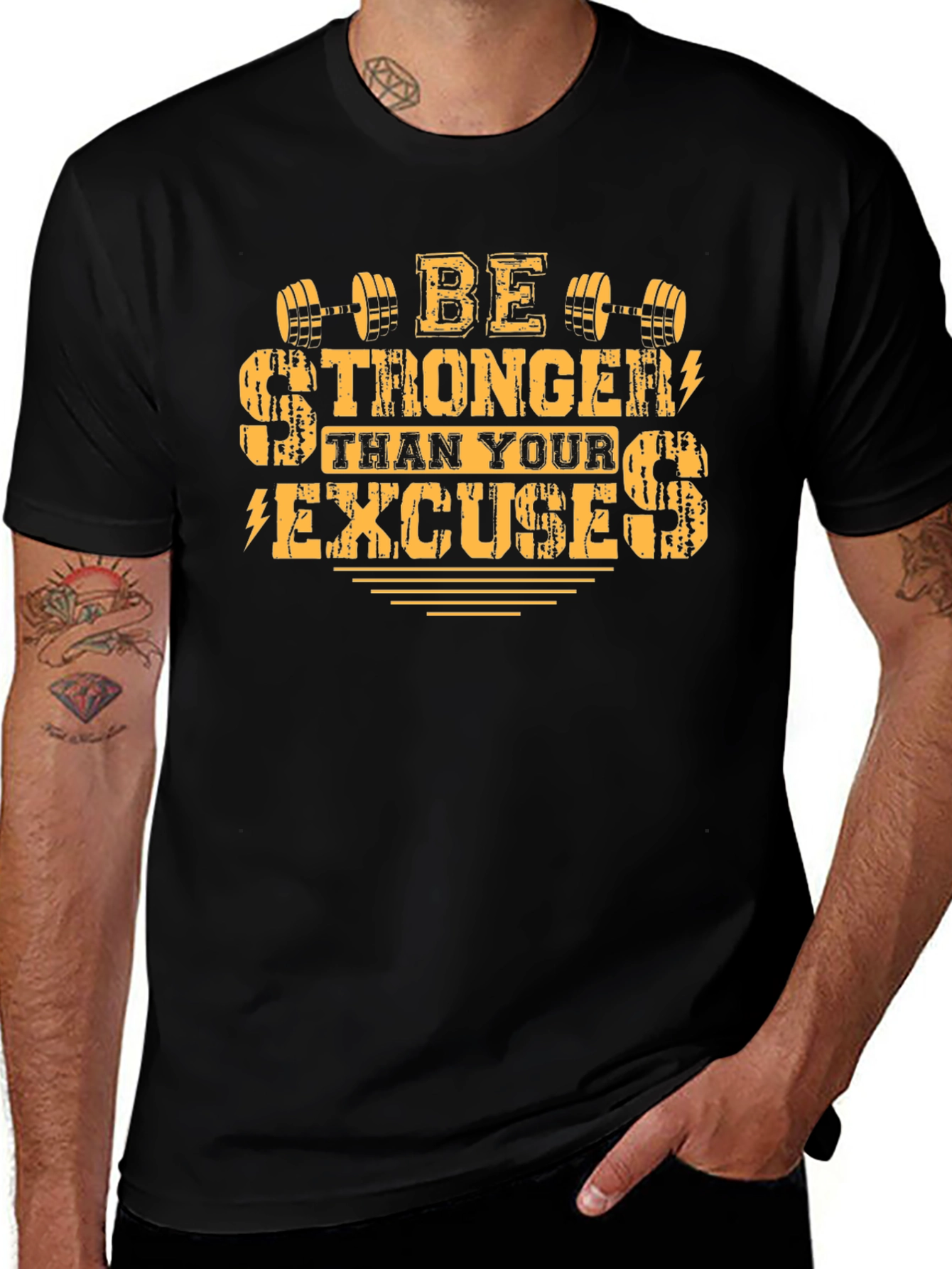 Be Stronger Than Your Excuses Graphic Tee