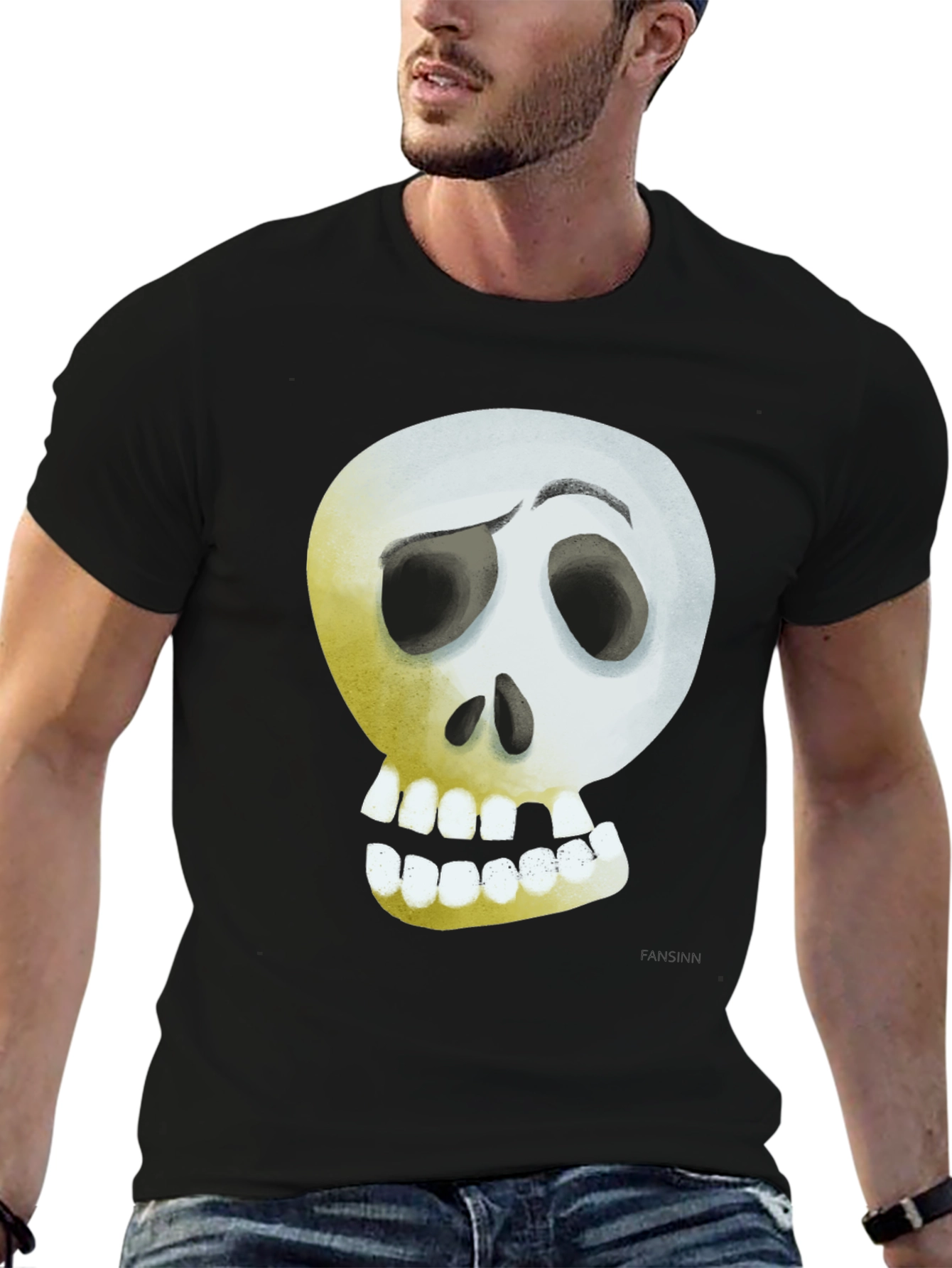Skull Graphic Black T-Shirt