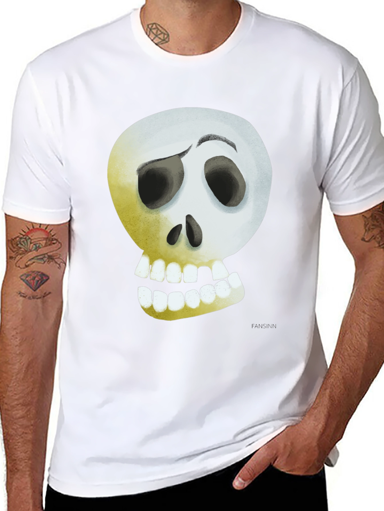 Skull Graphic Black T-Shirt