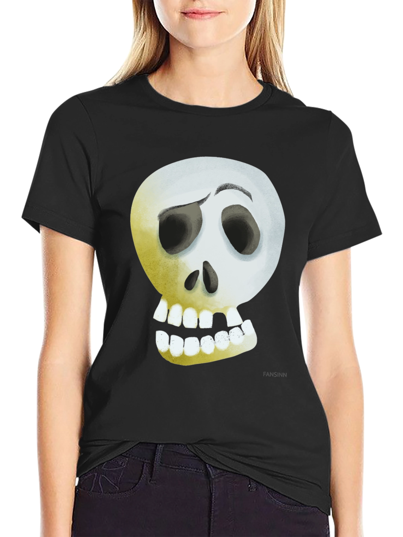 Skull Graphic Black T-Shirt