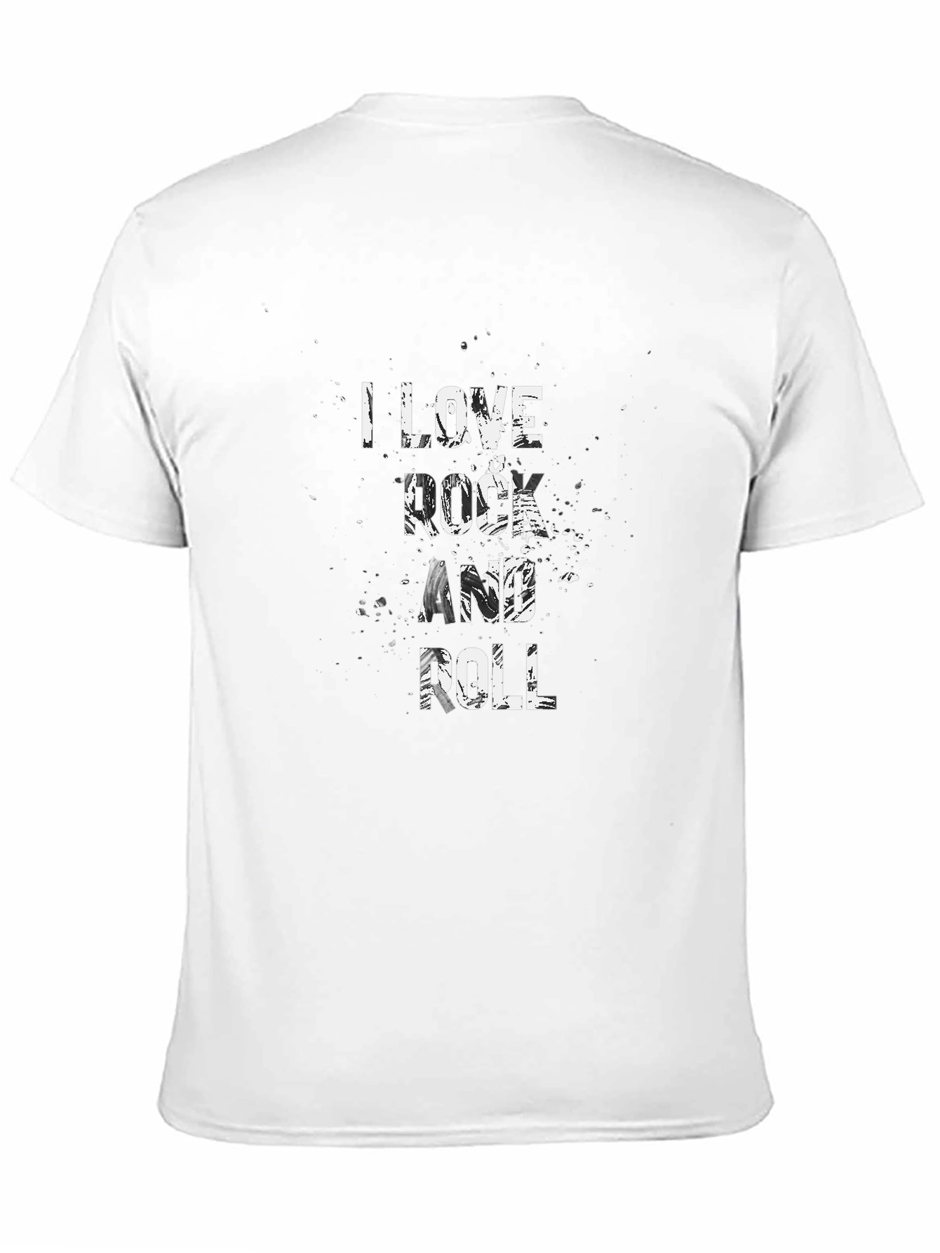 I Love Rock and Roll Black T-Shirt