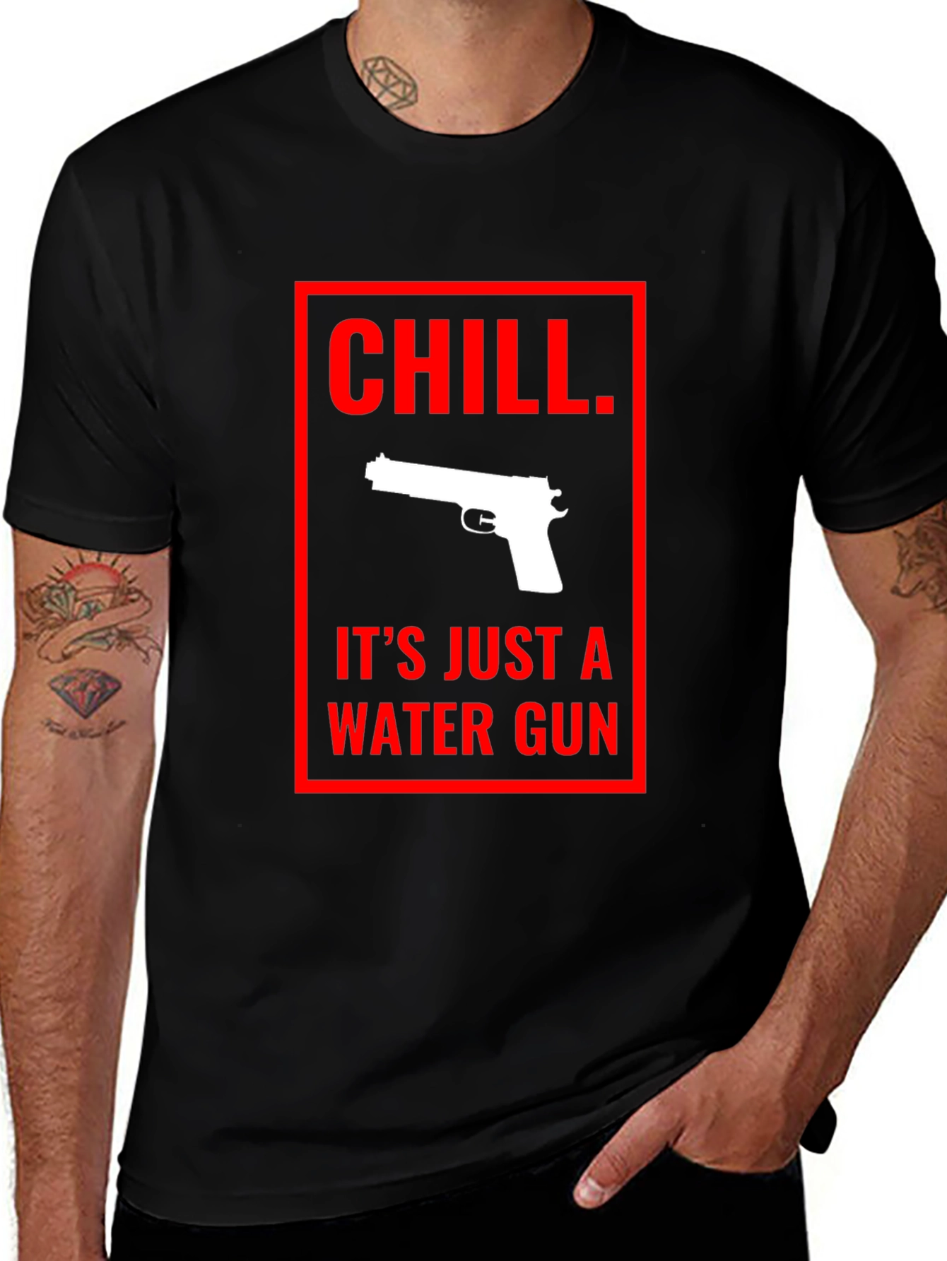 Chill Water Gun Graphic Tee