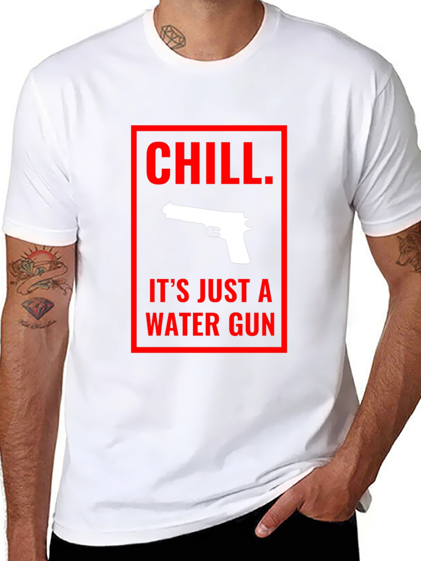 Chill Water Gun Graphic Tee