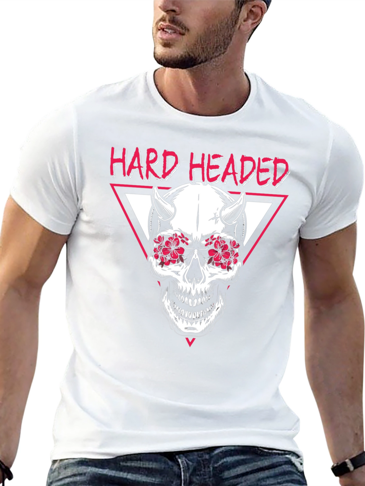 Hard Headed Skull Graphic Tee