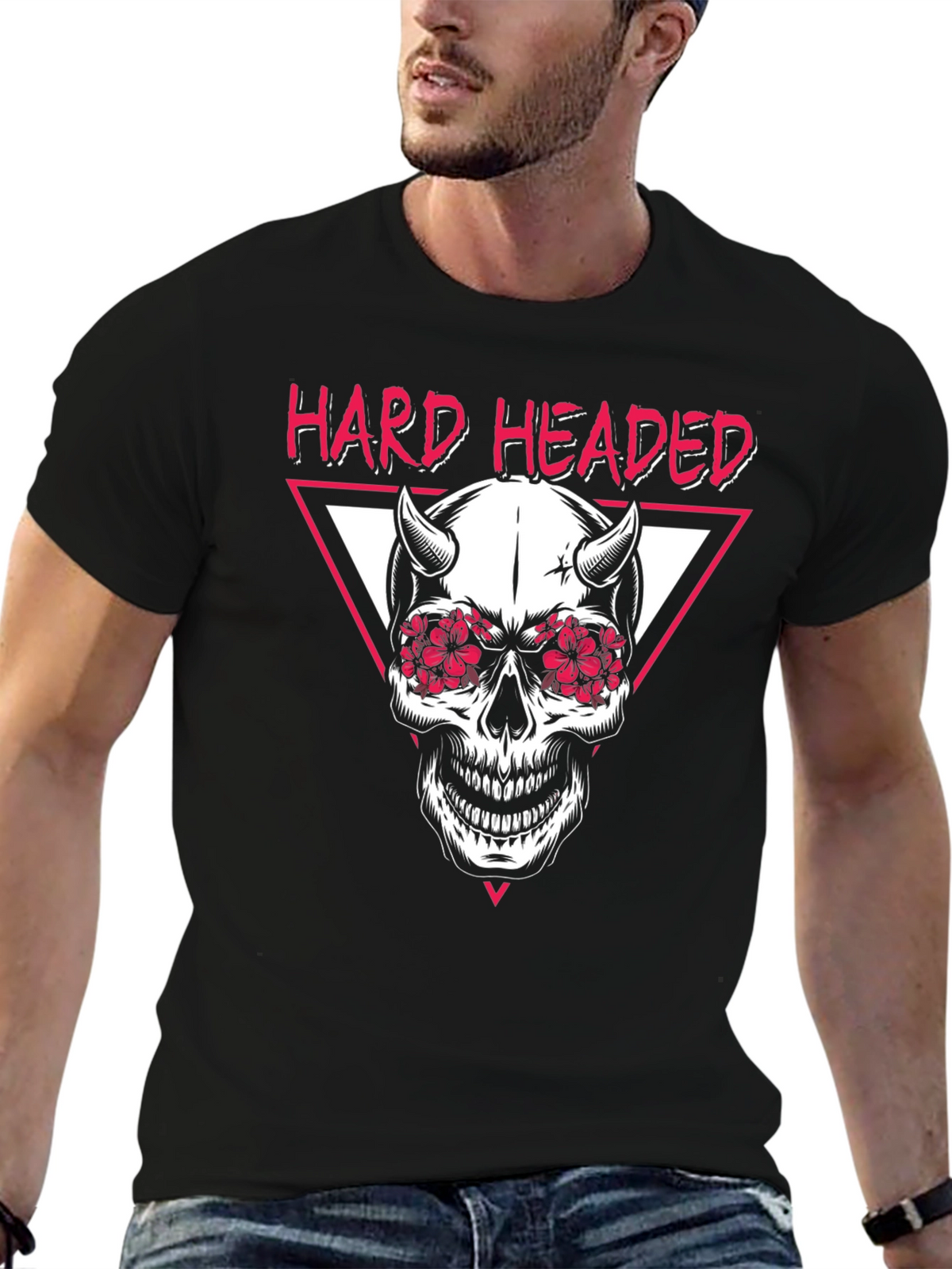 Hard Headed Skull Graphic Tee
