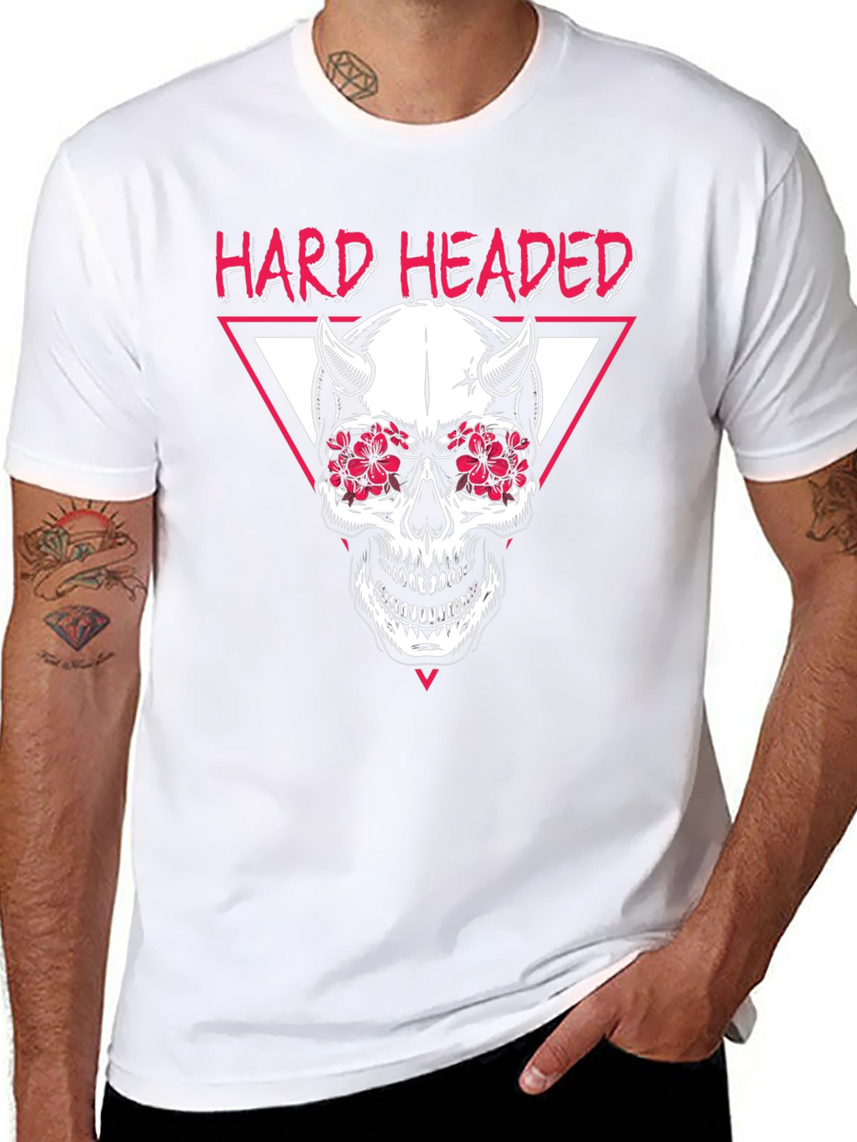 Hard Headed Skull Graphic Tee