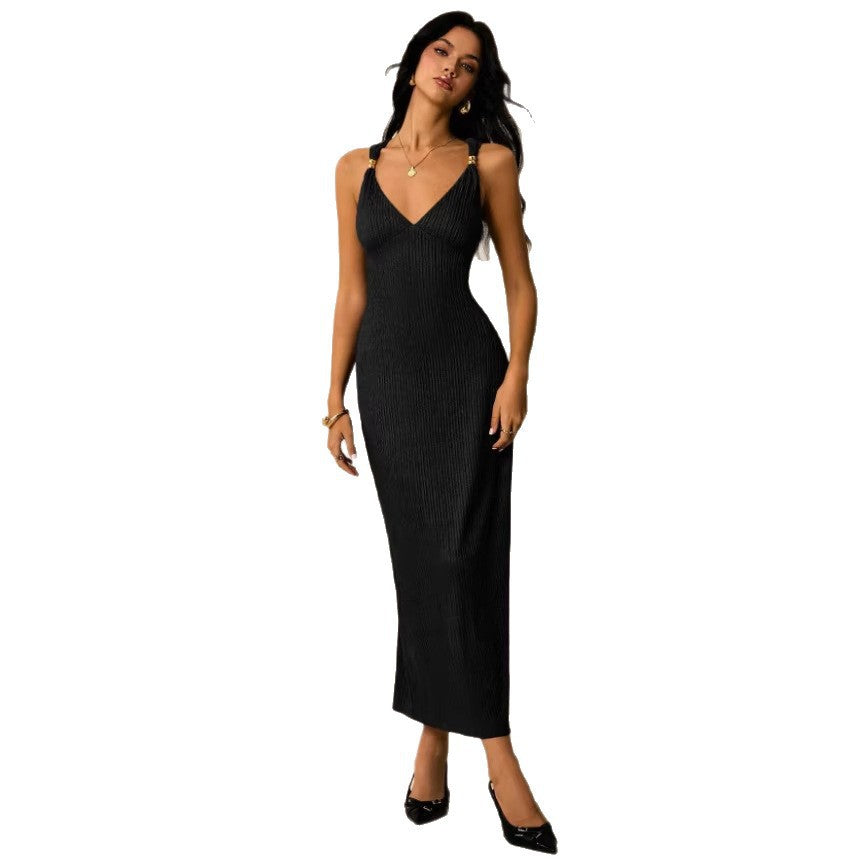 Women's Elegant Strap Maxi Dress