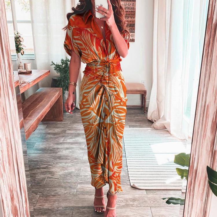 Women's Floral Print Lace Maxi Dress