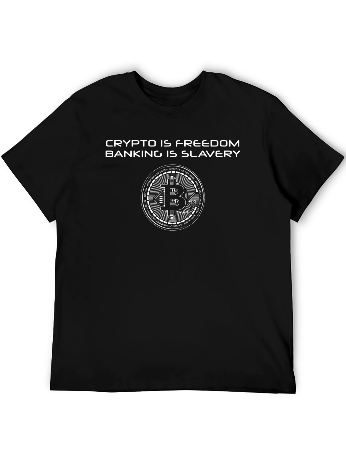 Crypto is Freedom Bitcoin Graphic Tee