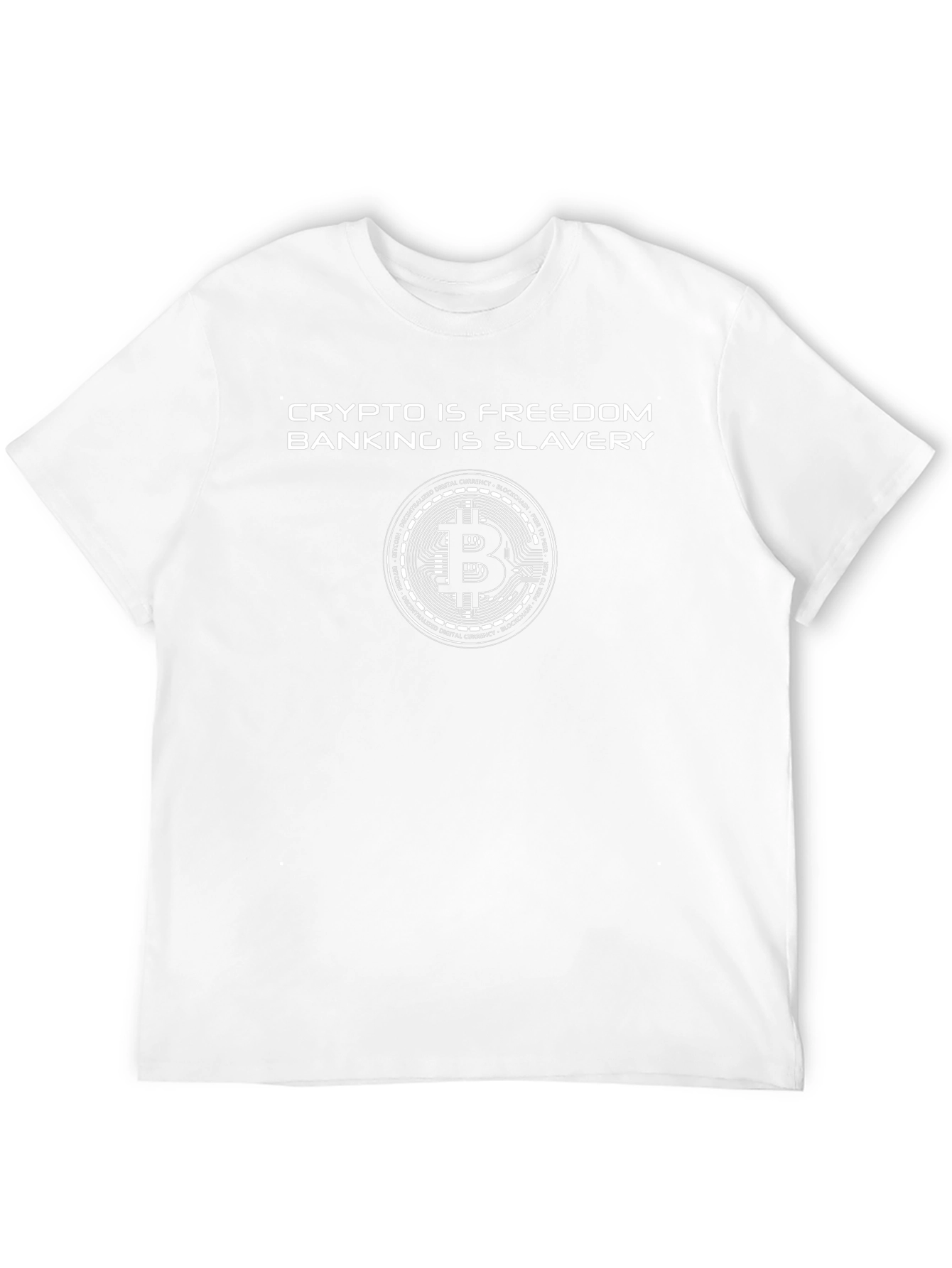Crypto is Freedom Bitcoin Graphic Tee