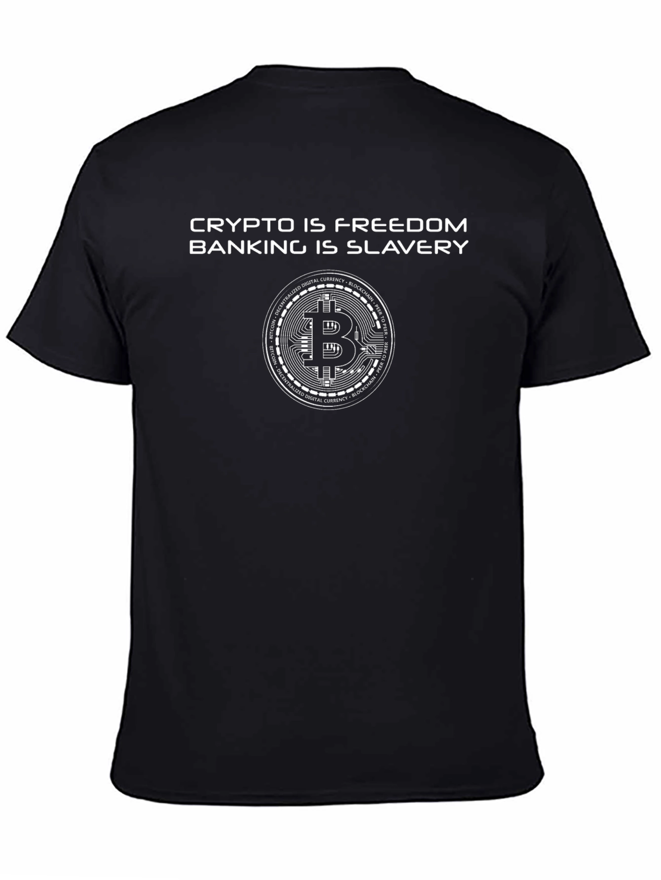 Crypto is Freedom Bitcoin Graphic Tee