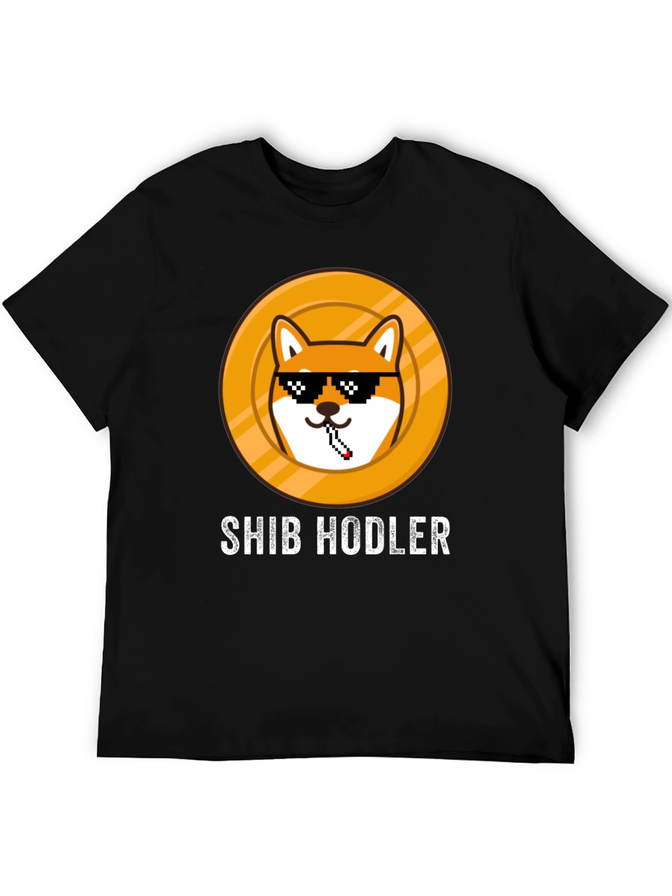 Shib Hodler Graphic T-Shirt - Crypto Meme Tee