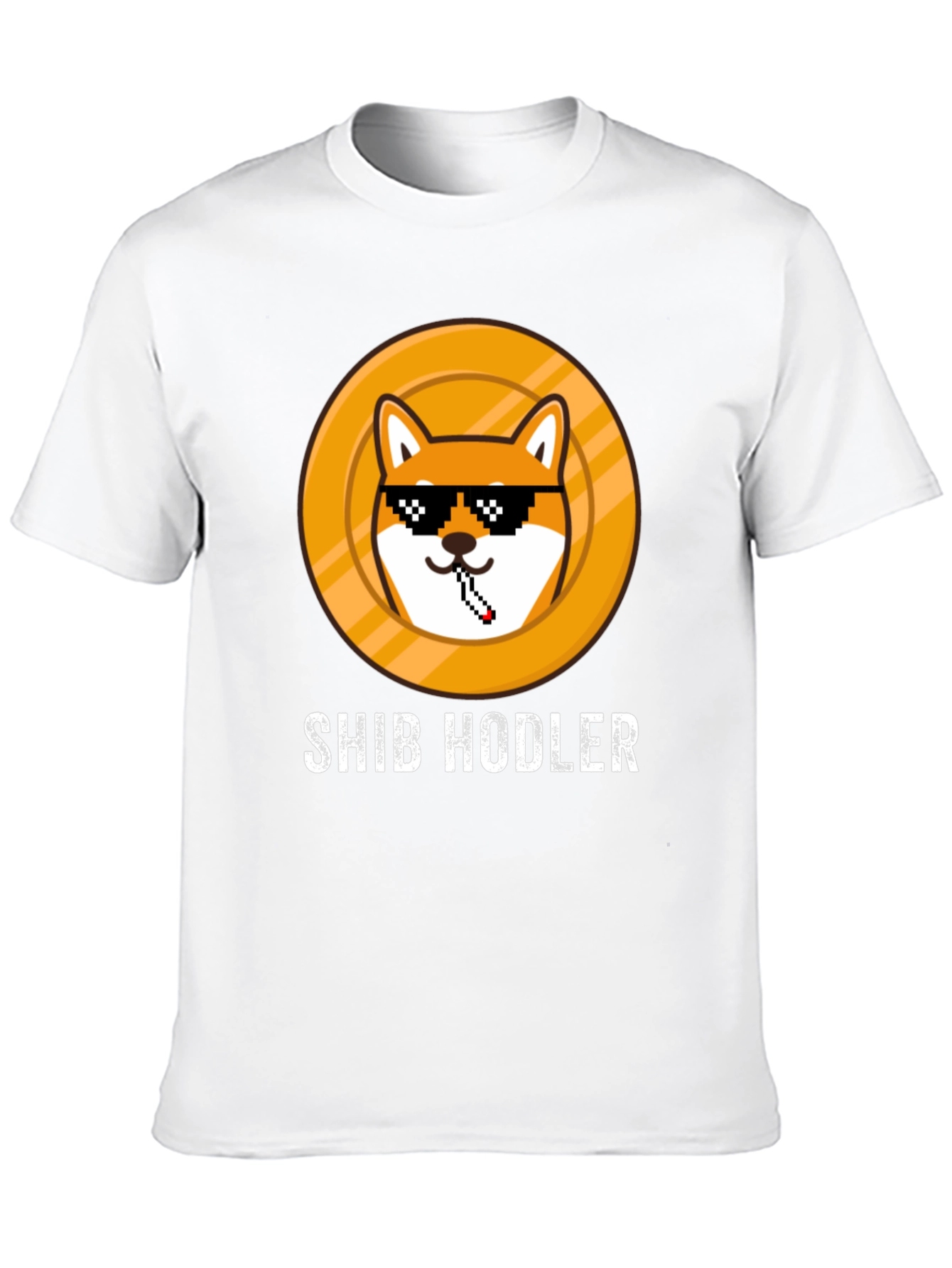 Shib Hodler Graphic T-Shirt - Crypto Meme Tee