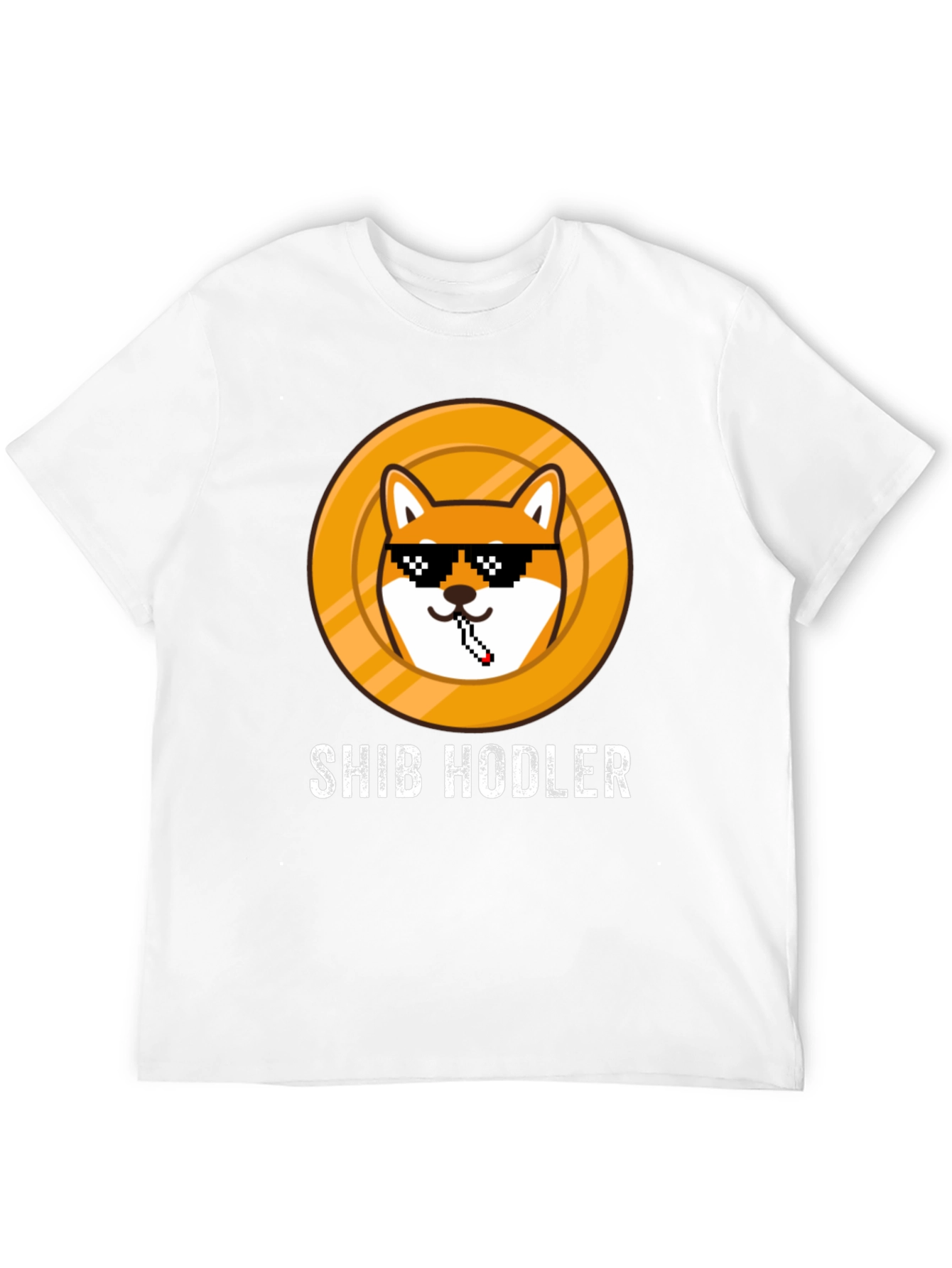Shib Hodler Graphic T-Shirt - Crypto Meme Tee