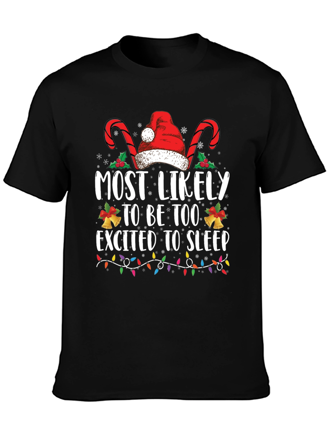Excited to Sleep Christmas T-Shirt