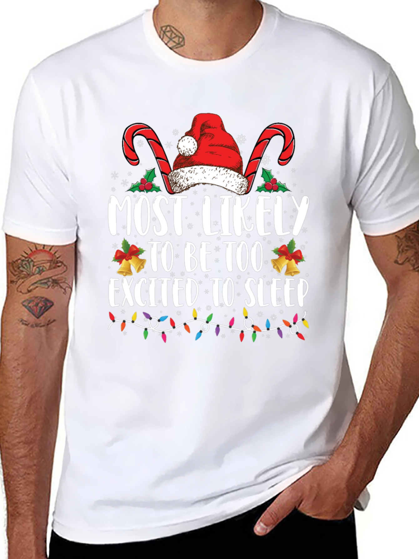 Excited to Sleep Christmas T-Shirt