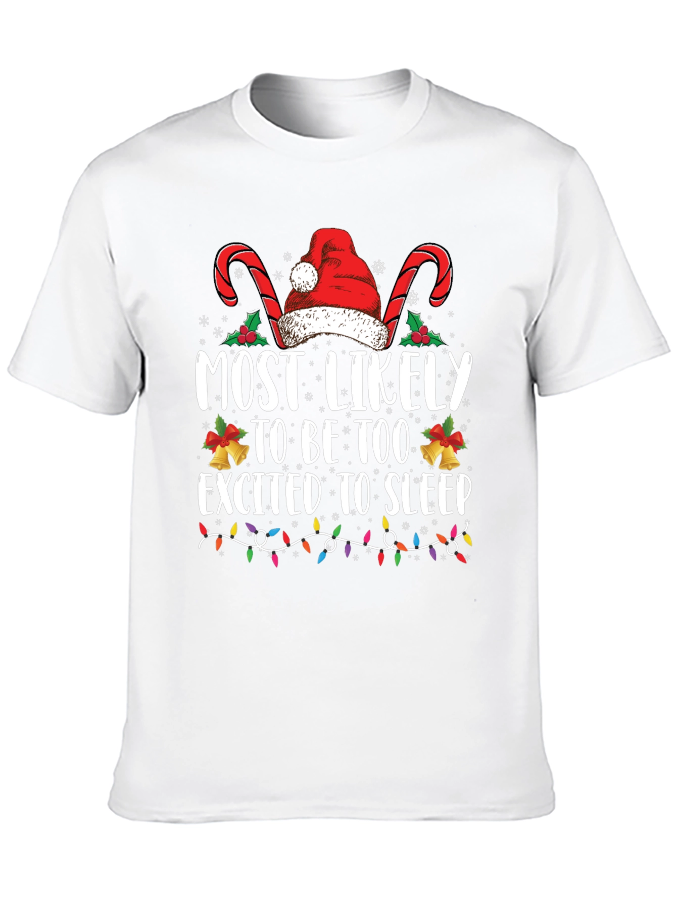 Excited to Sleep Christmas T-Shirt