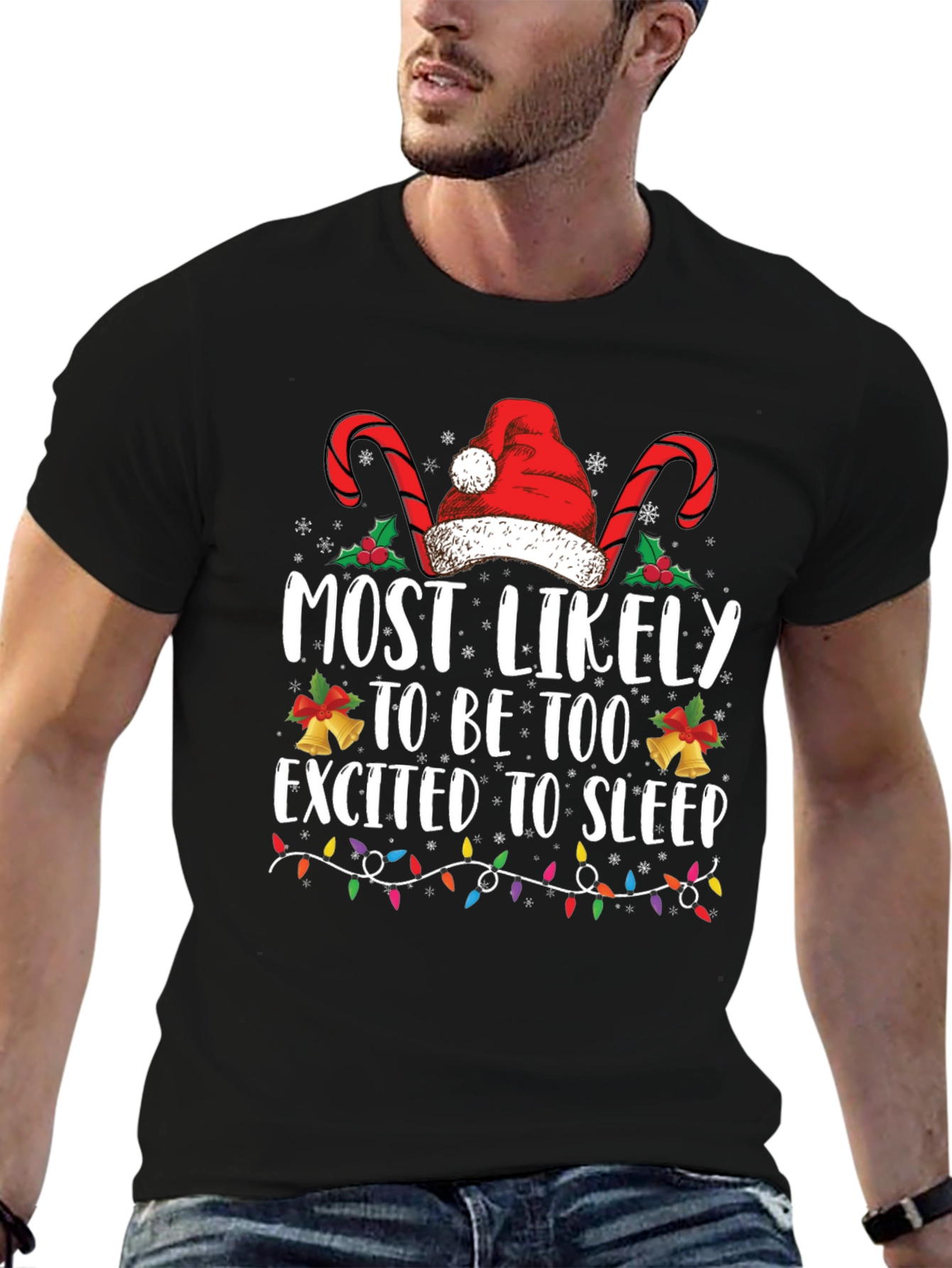 Excited to Sleep Christmas T-Shirt
