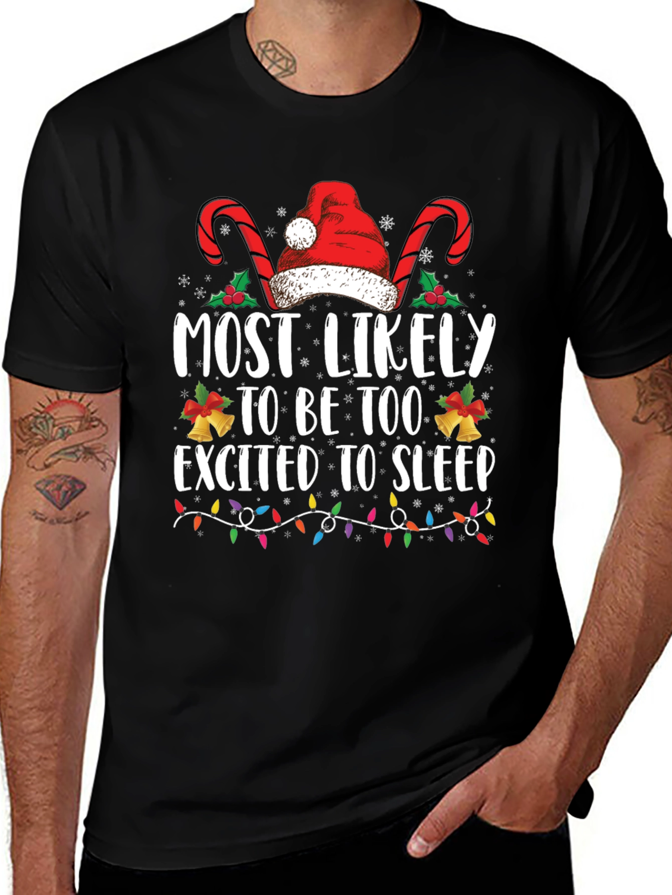 Excited to Sleep Christmas T-Shirt