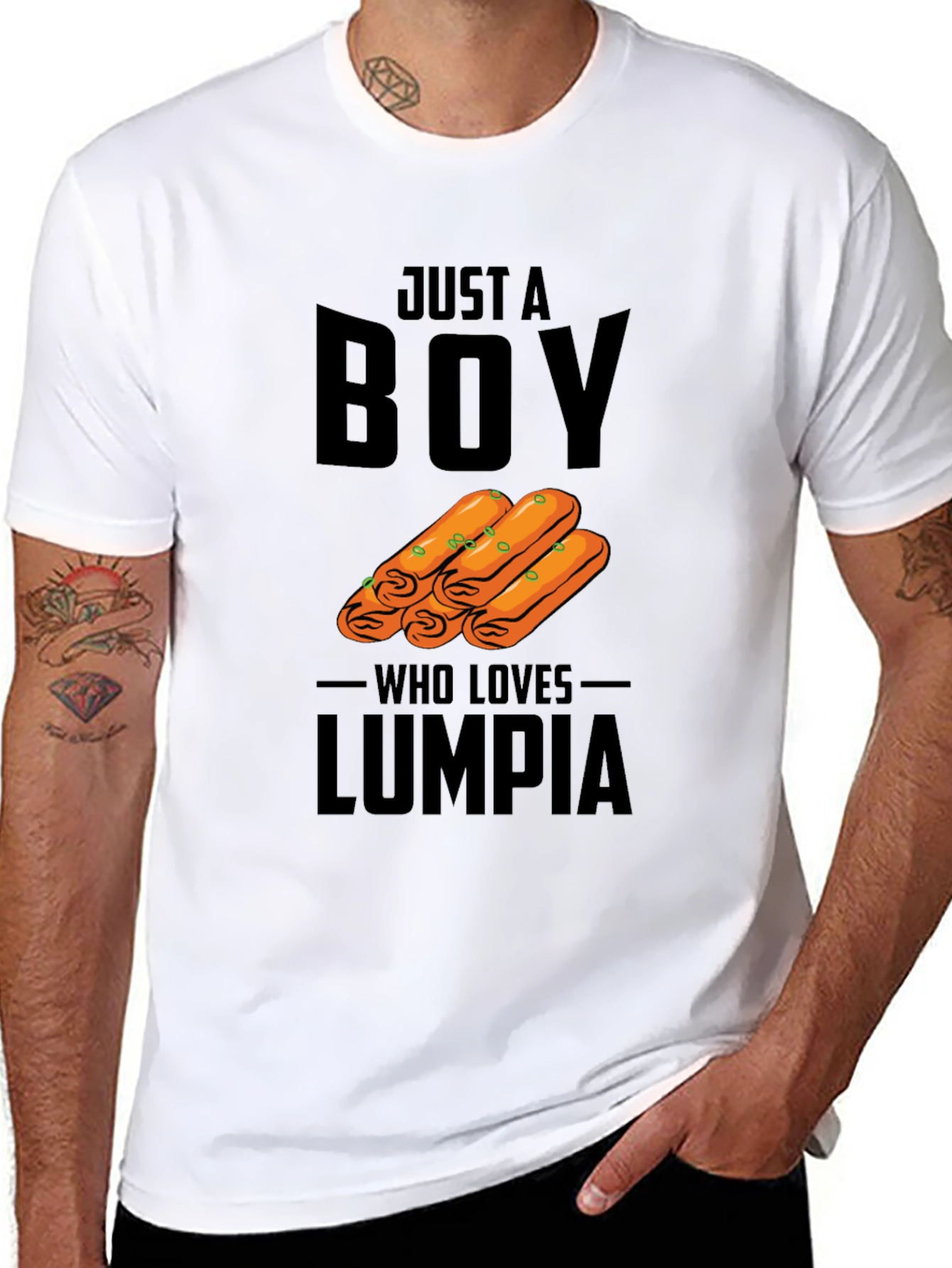 Just a Boy Who Loves Lumpia T-Shirt